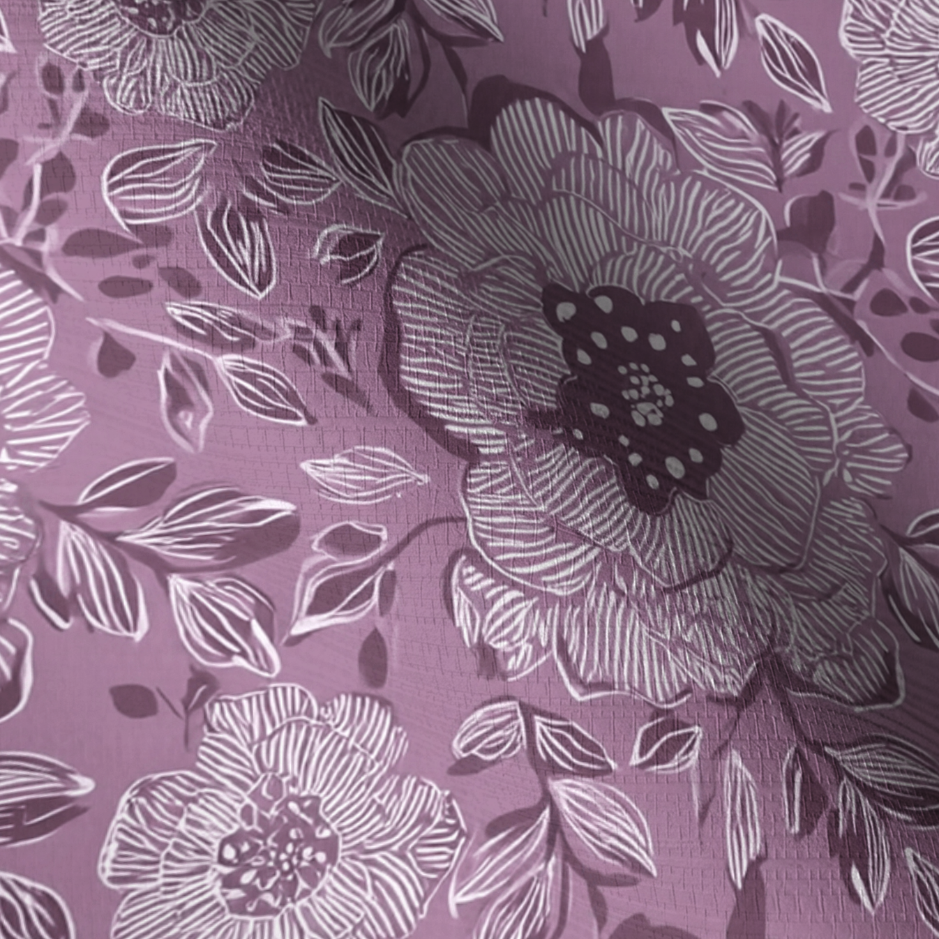 Blackberry Jam Faux Grasscloth Wallpaper