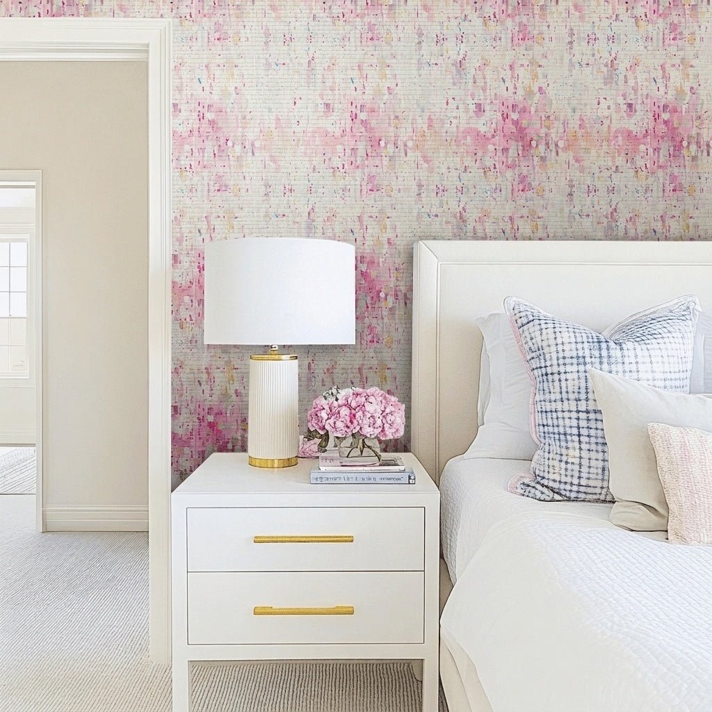 Blair Faux Grasscloth Wallpaper - Lemon Park