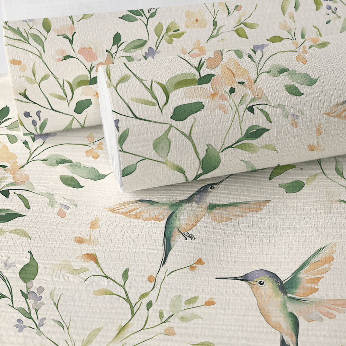 Bloom & Flutter Faux Grasscloth Wallpaper - Lemon Park