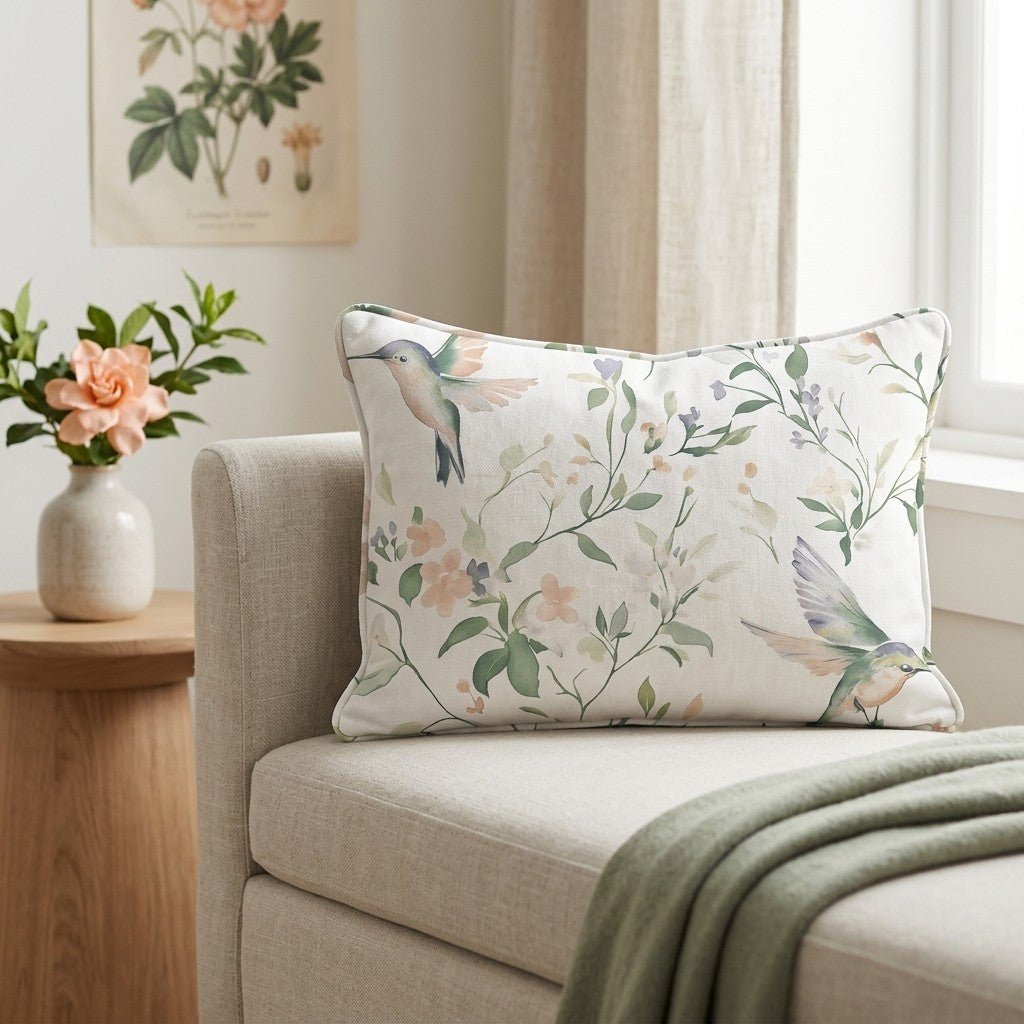 Bloom & Flutter Throw Pillow - Lemon Park