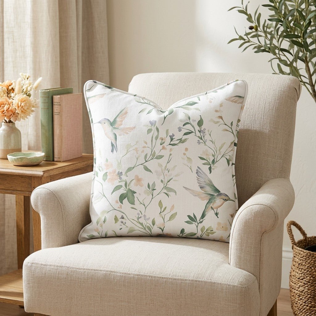 Bloom & Flutter Throw Pillow - Lemon Park