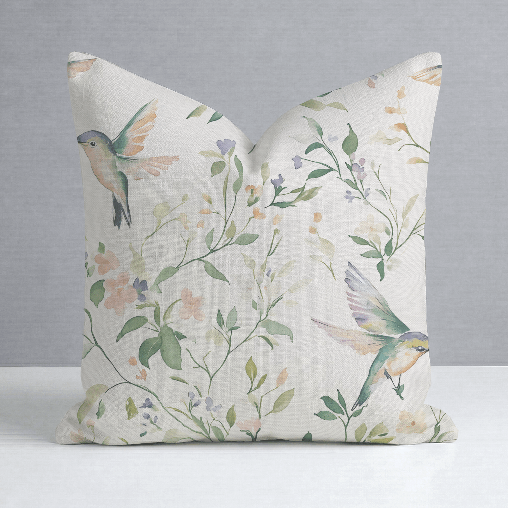 Bloom & Flutter Throw Pillow - Lemon Park