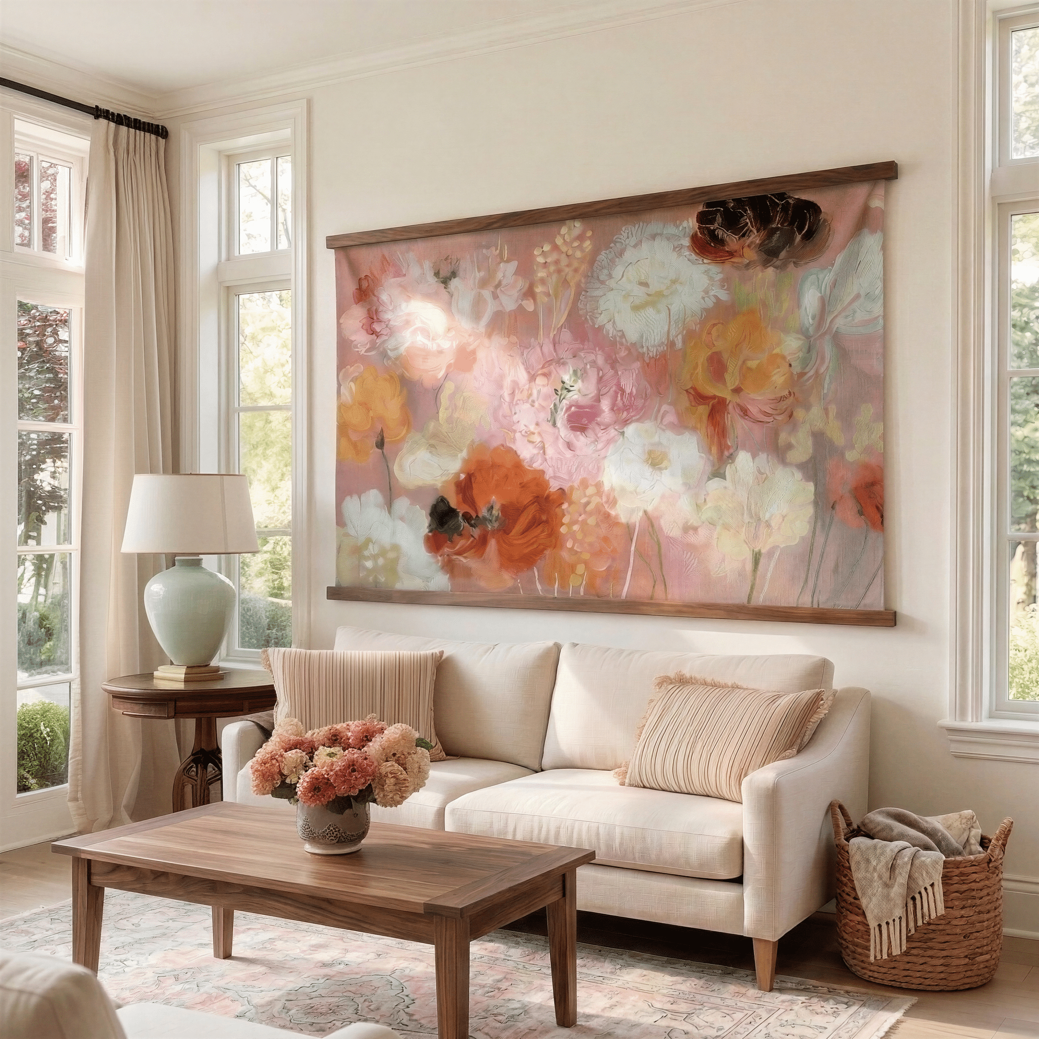 Blooming Bouquet - Tapestry - Lemon Park
