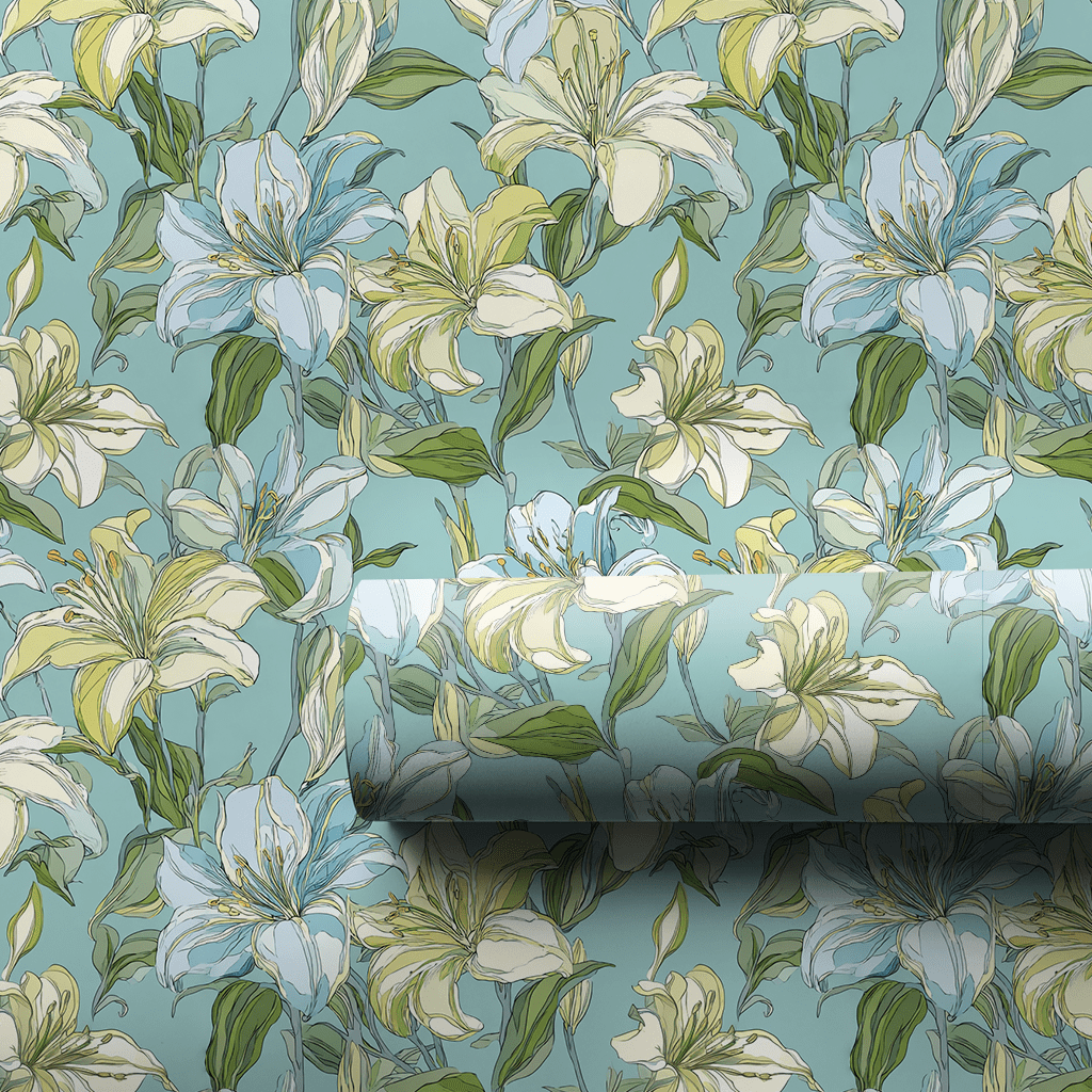 Blooming Peace - Wrapping Paper - Lemon Park