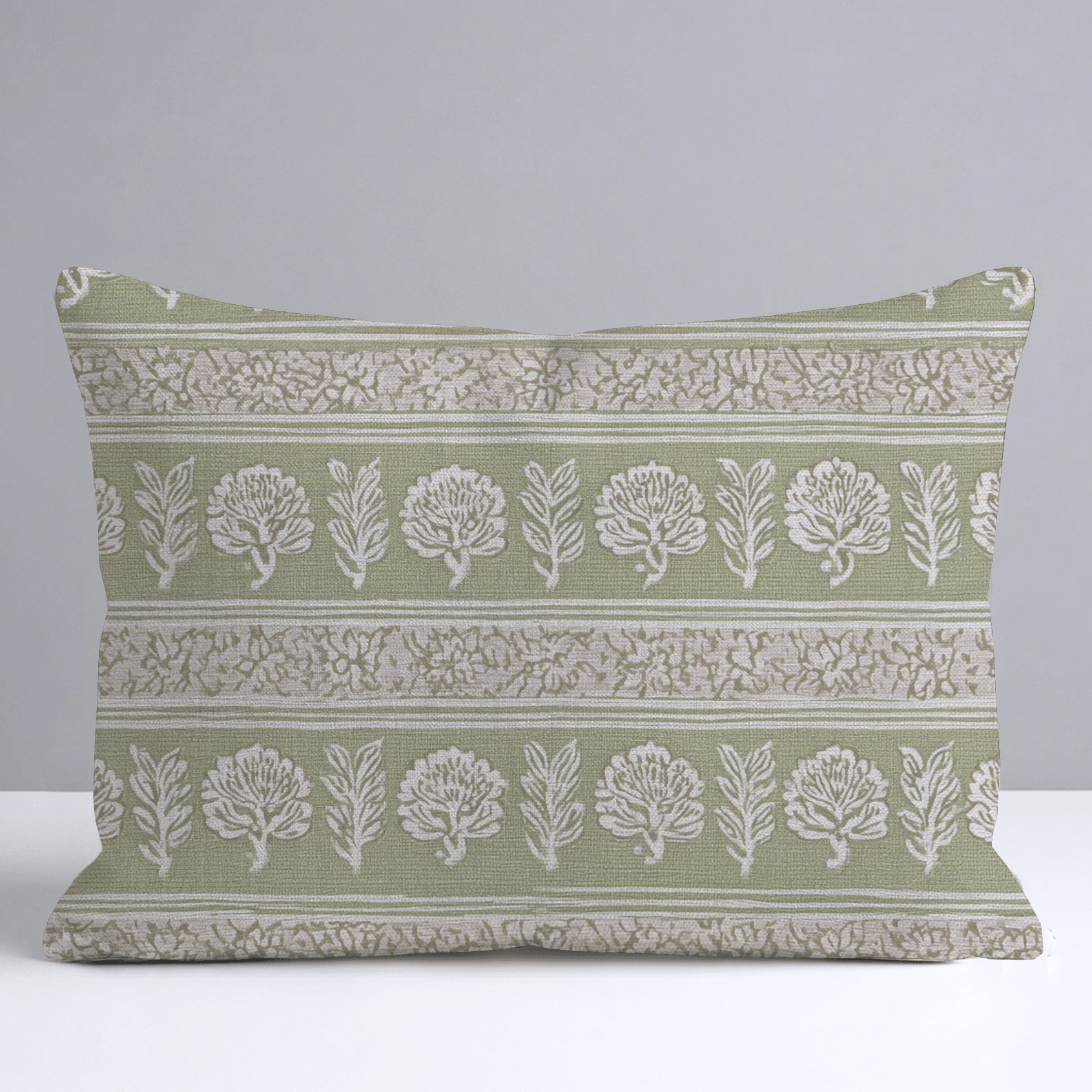 Bloommist Throw Pillow - Lemon Park