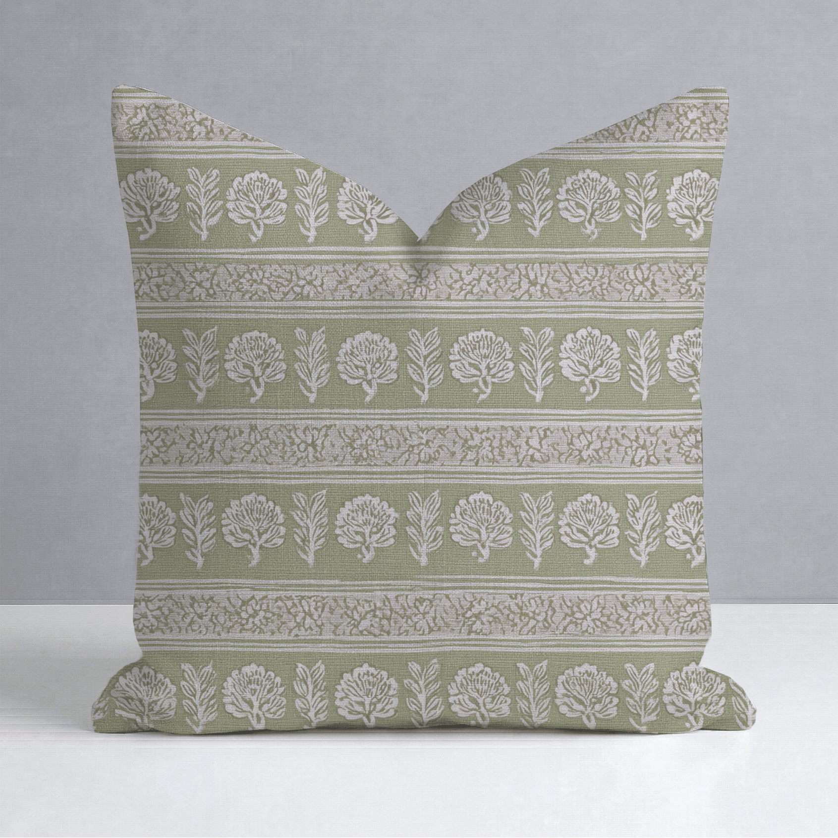 Bloommist Throw Pillow - Lemon Park