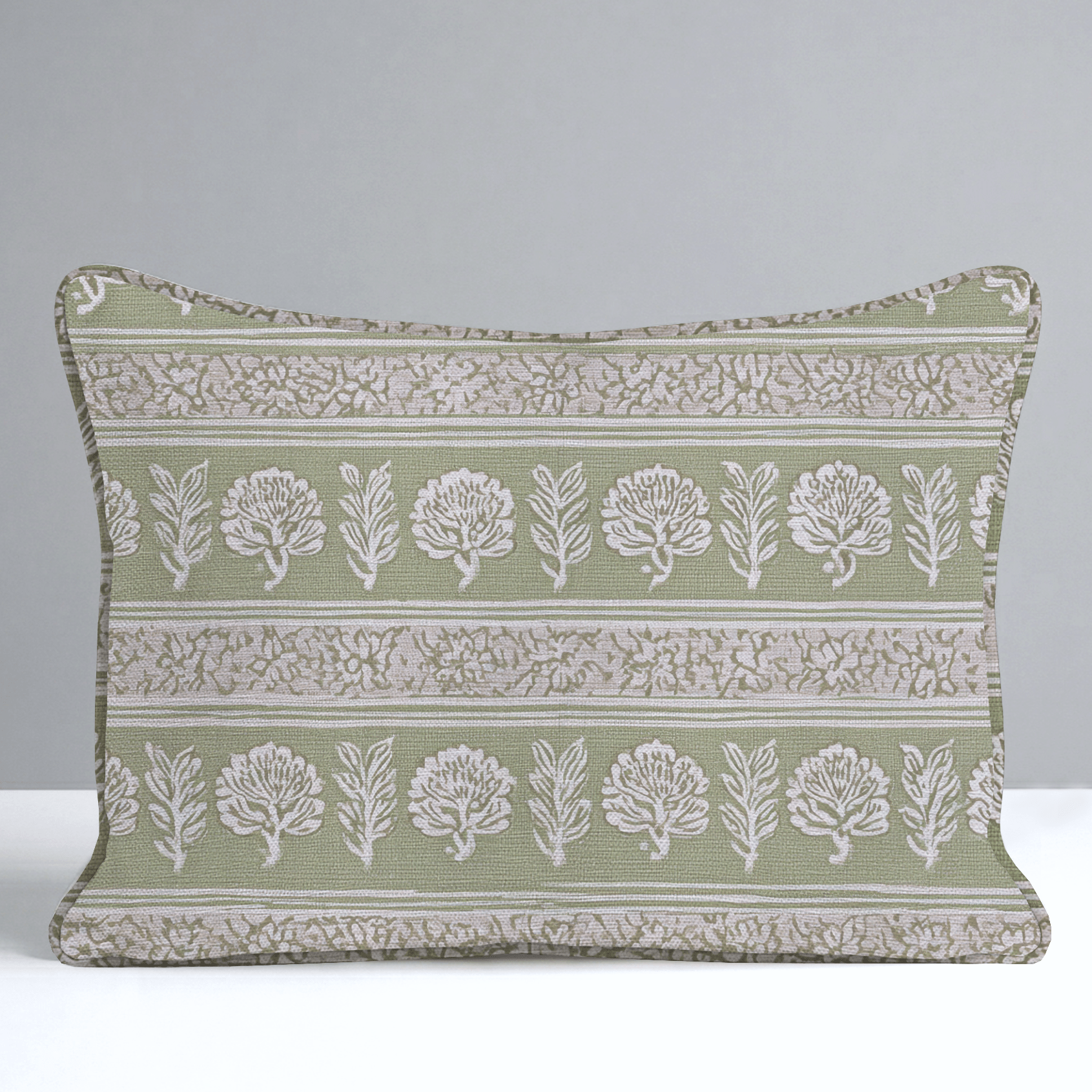 Bloommist Throw Pillow - Lemon Park