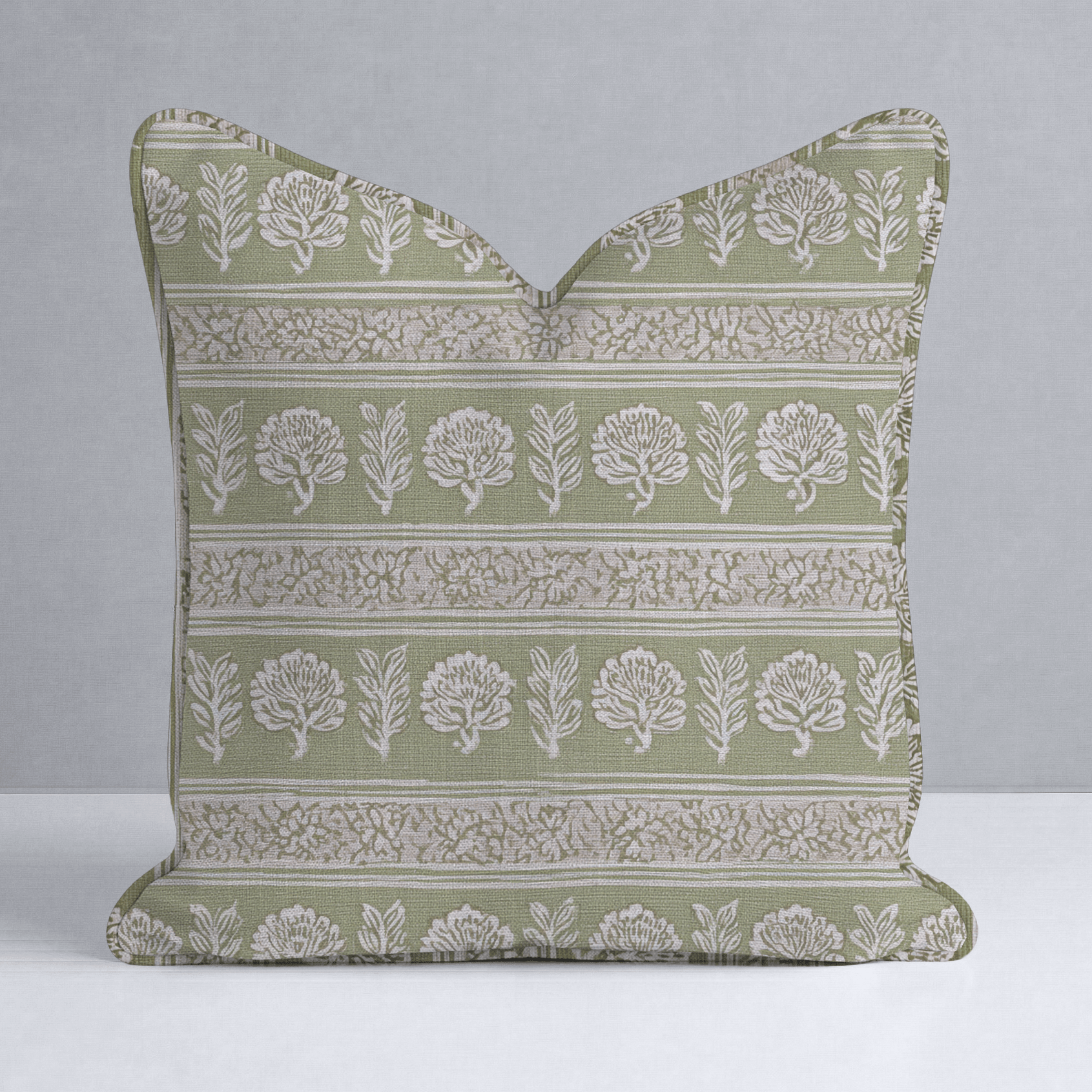 Bloommist Throw Pillow - Lemon Park
