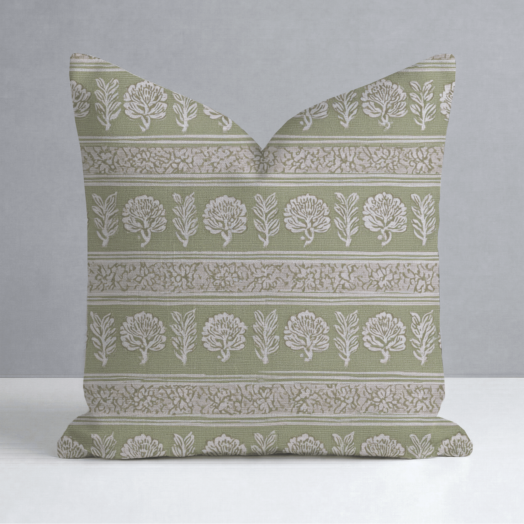 Bloommist Throw Pillow - Lemon Park