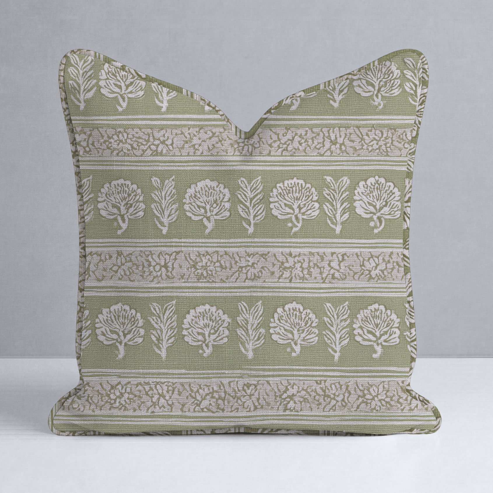 Bloommist Throw Pillow - Lemon Park