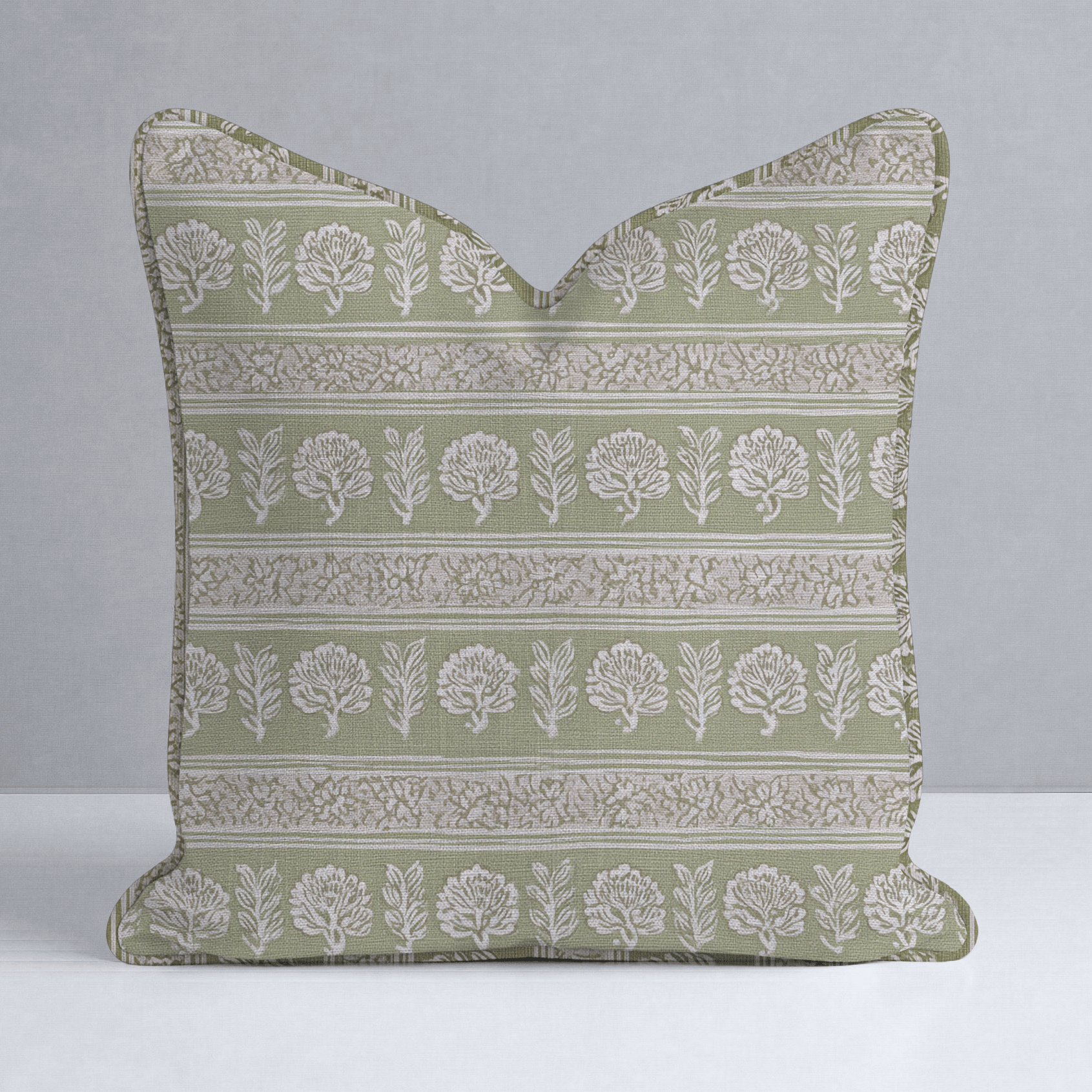 Bloommist Throw Pillow - Lemon Park