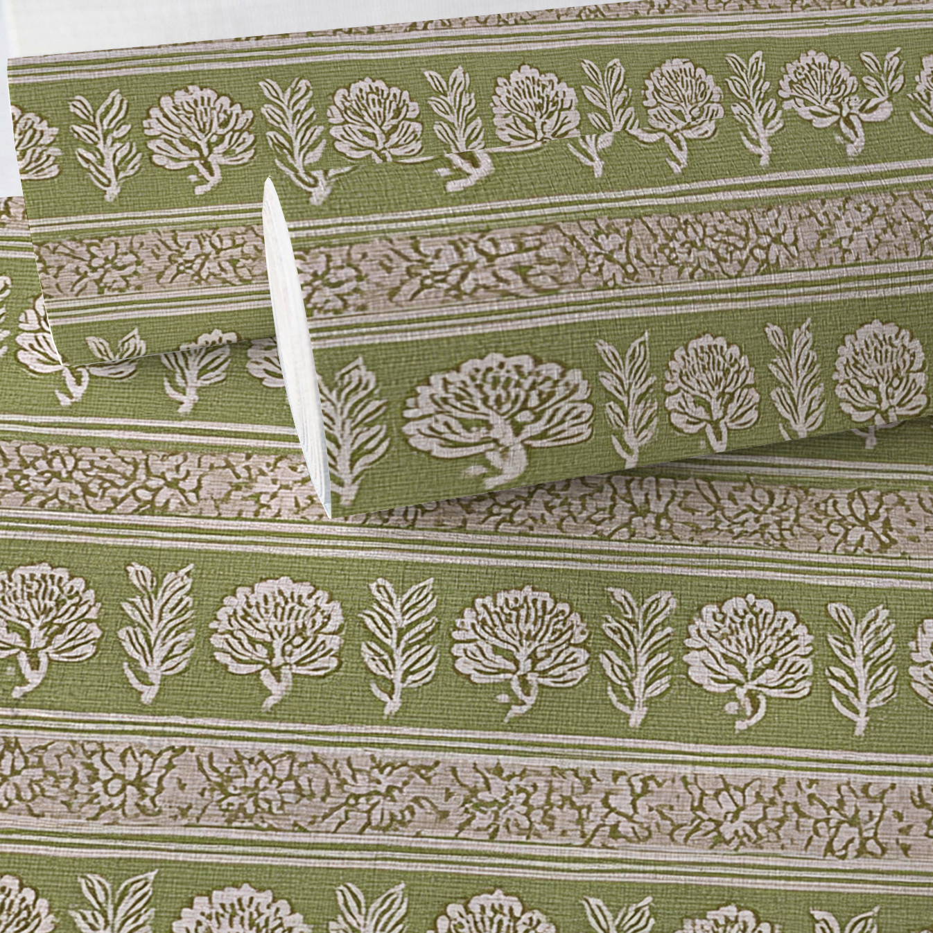 Bloommist Faux Grasscloth Wallpaper