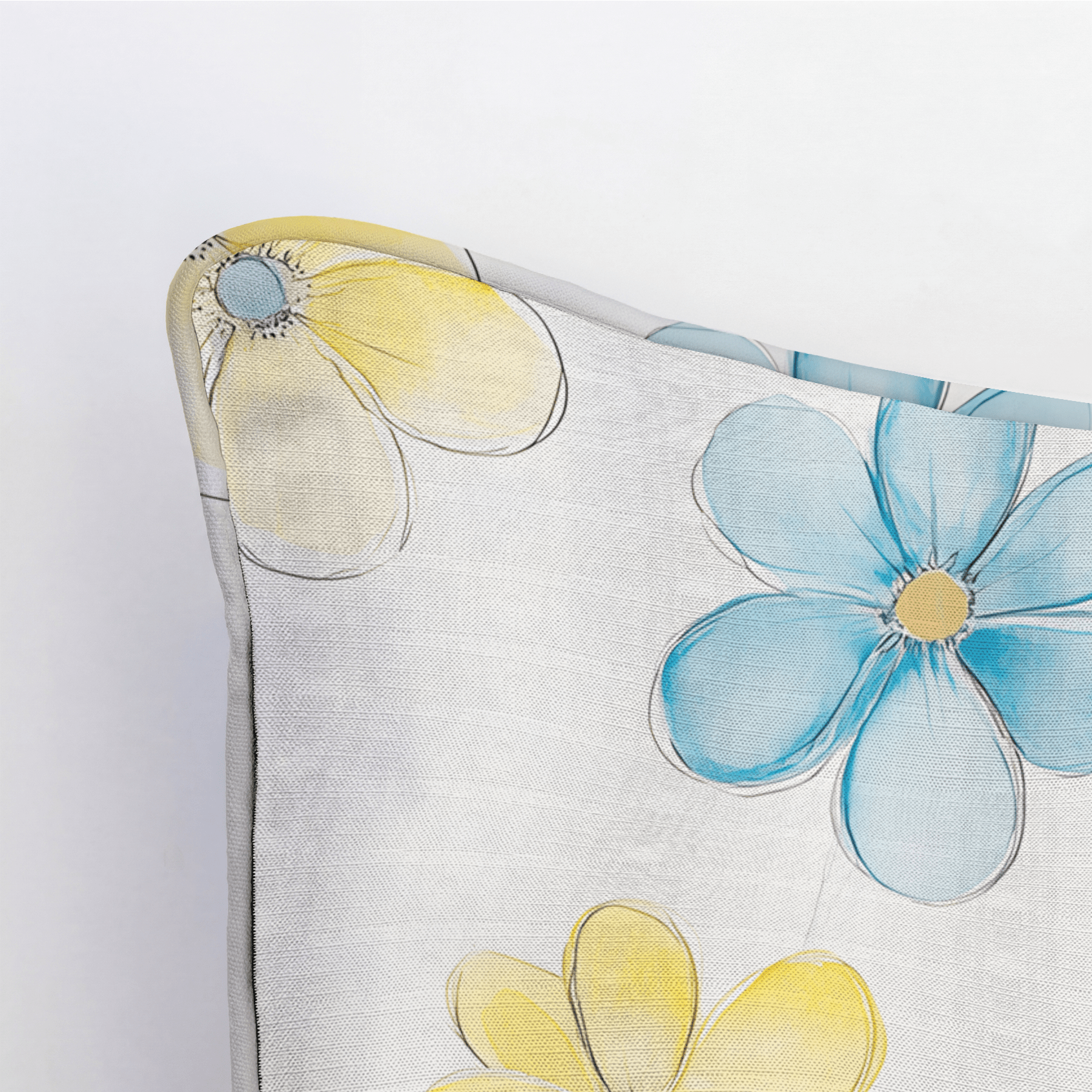 Blossom Parade Throw Pillow - Lemon Park