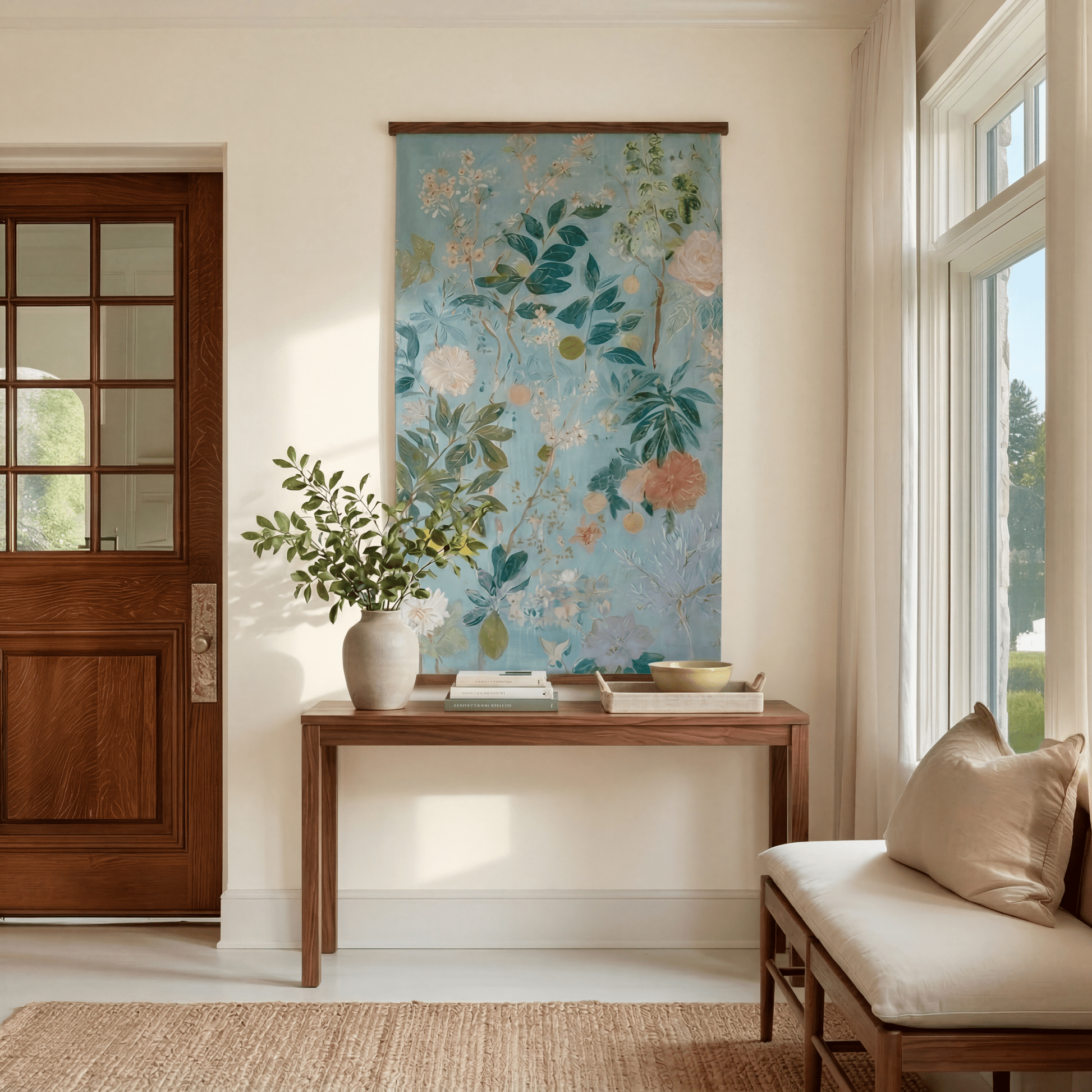 Blue Botanicals - Tapestry - Lemon Park