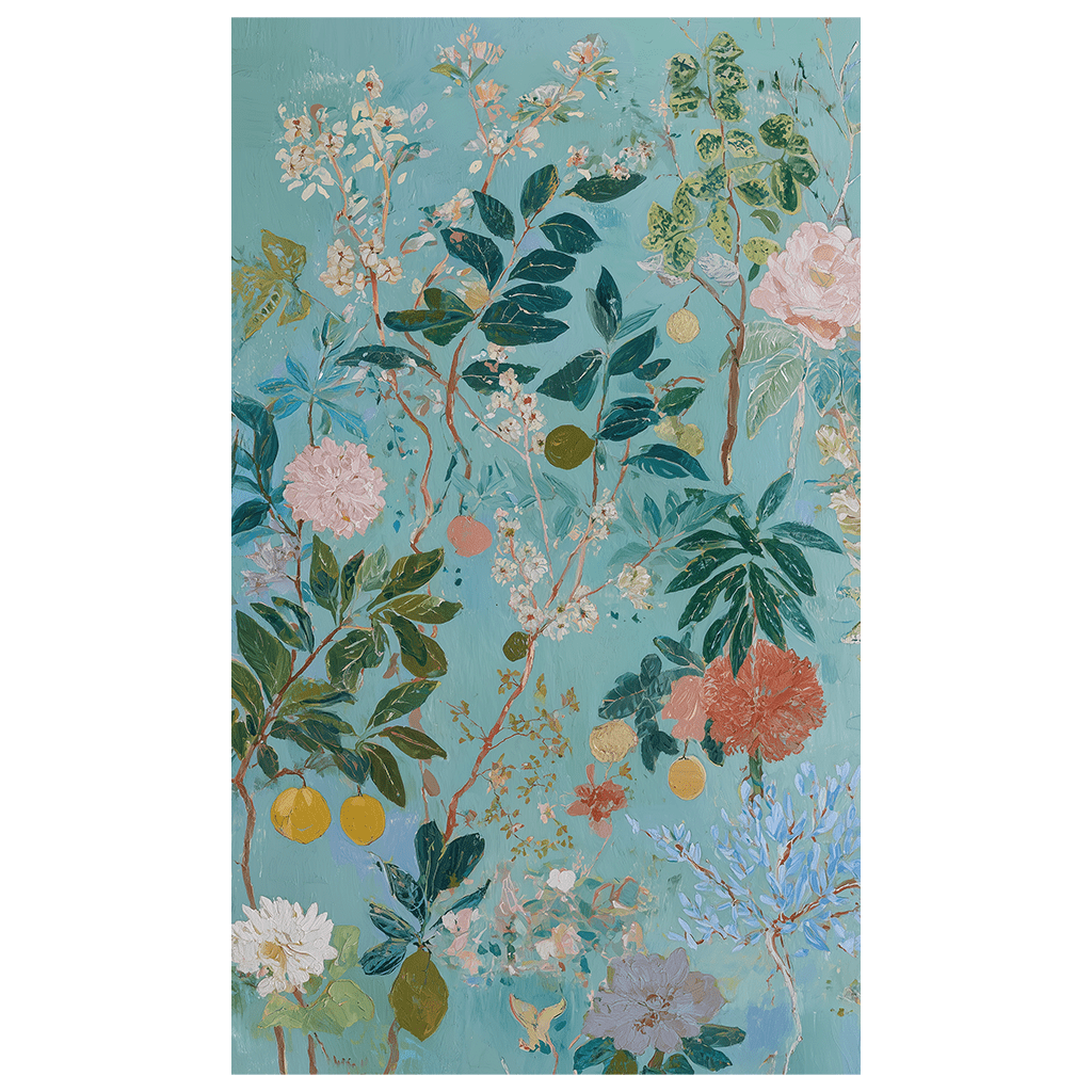 Blue Botanicals - Tapestry - Lemon Park