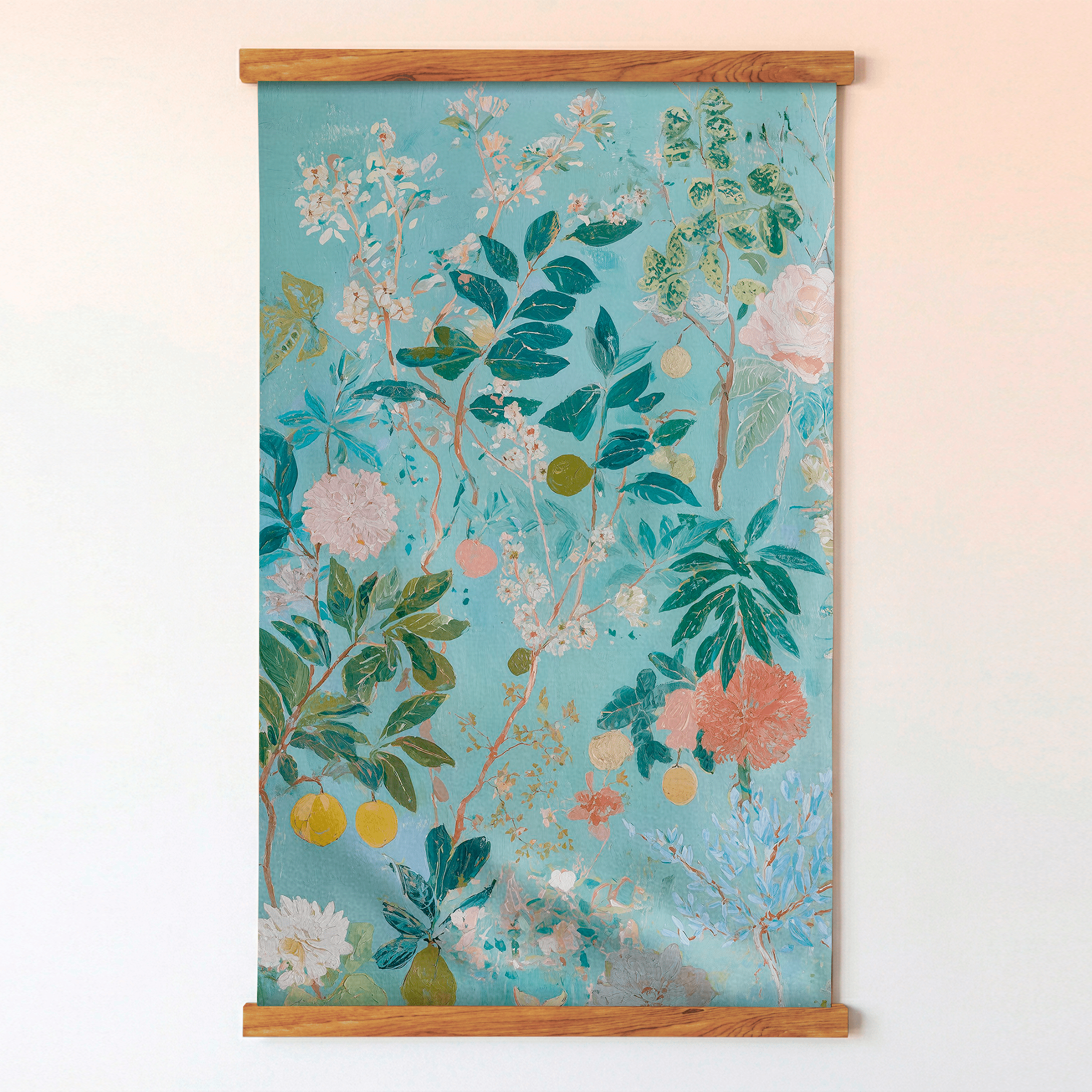 Blue Botanicals - Tapestry - Lemon Park