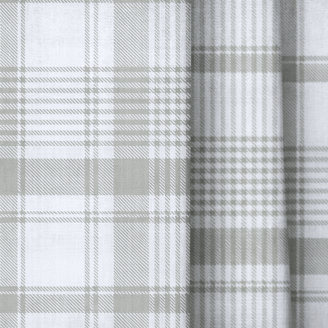 Blue Dresses Lemongrass Plaid - Drapery - Lemon Park