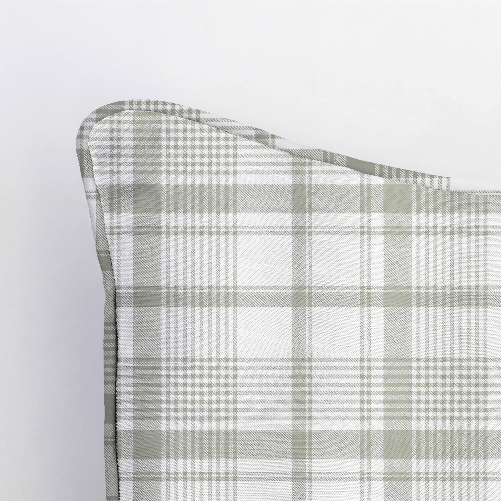 Blue Dresses Lemongrass Plaid Throw Pillow - Lemon Park