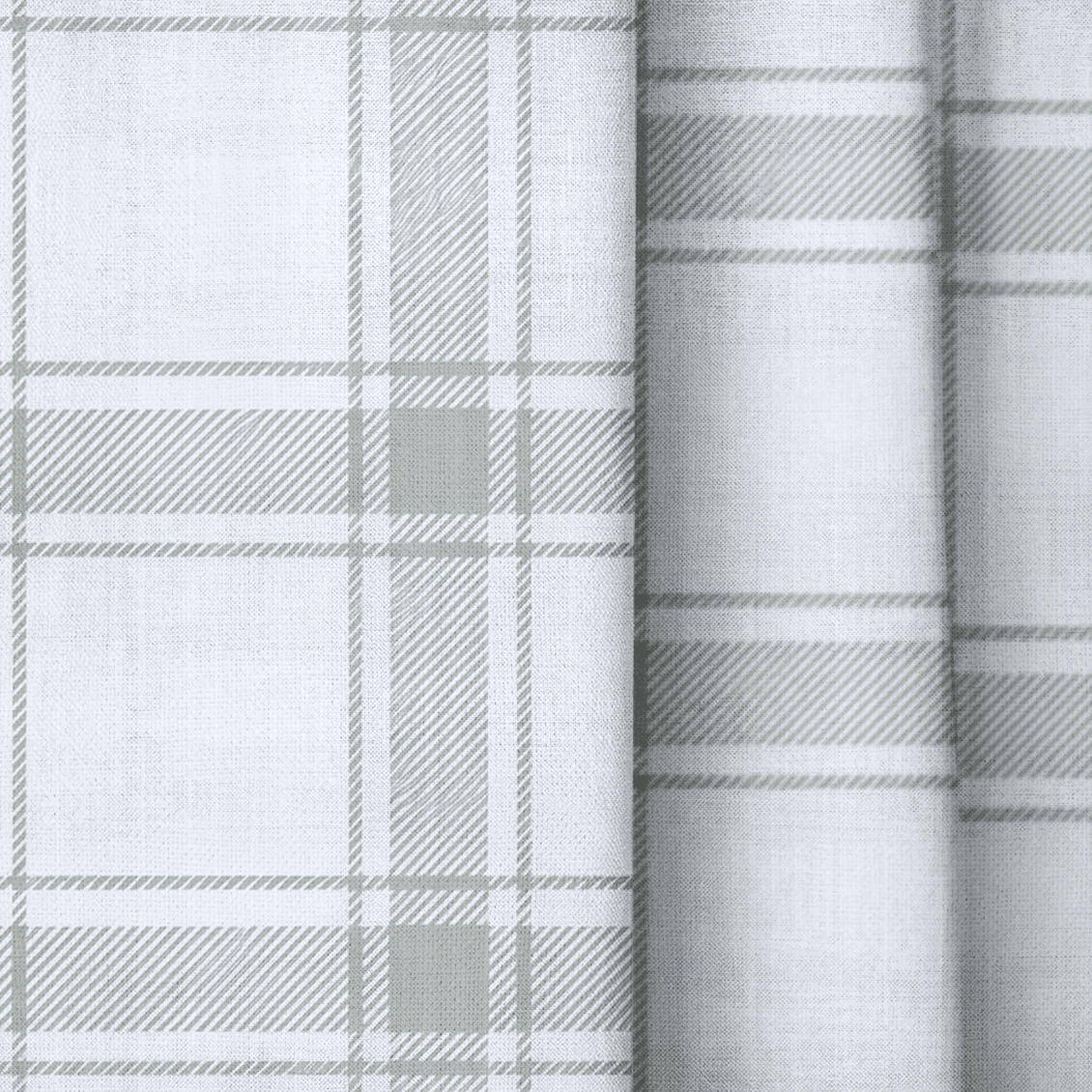 Blue Dresses Lemongrass Tartan - Drapery - Lemon Park