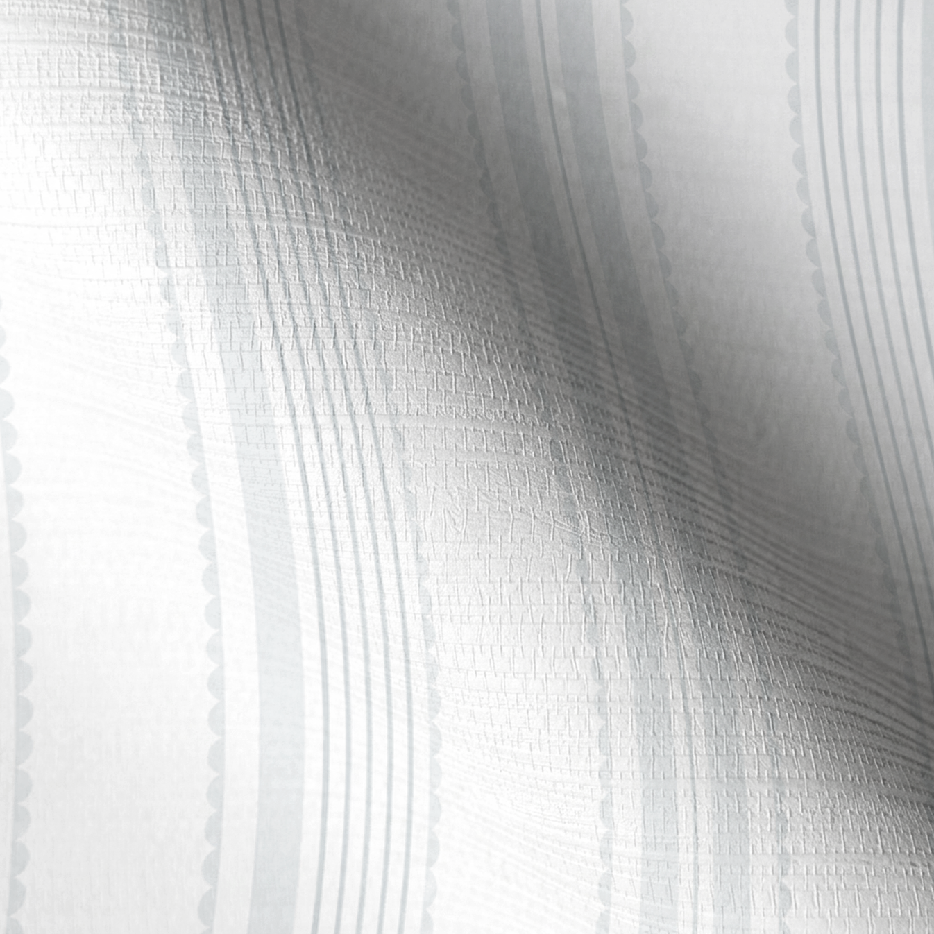 Blue Dresses Seashell Stripes Faux Grasscloth Wallpaper