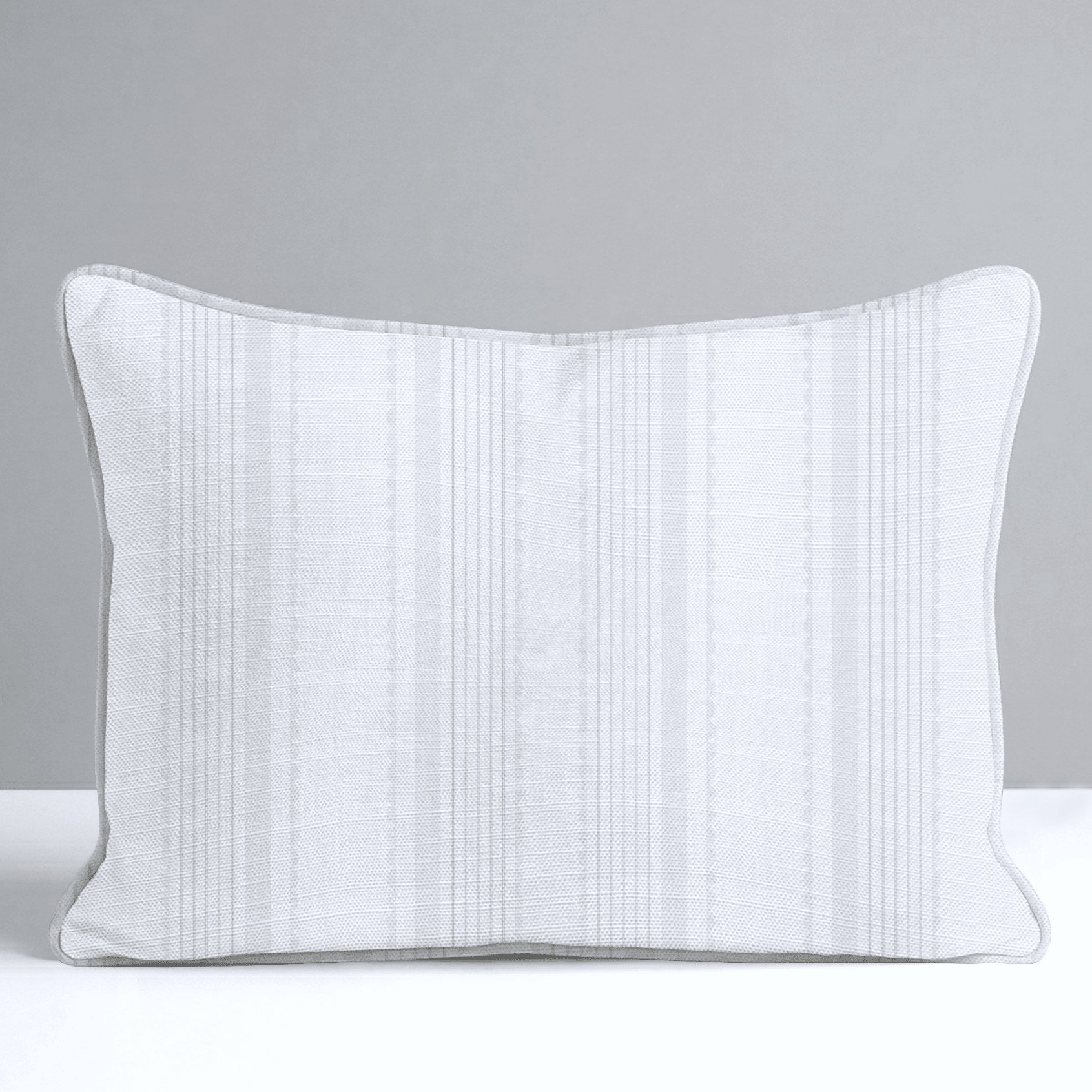 Blue Dresses Seashell Stripes Throw Pillow - Lemon Park