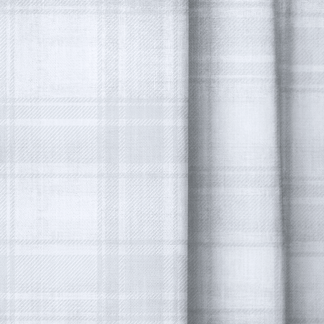 Blue Dresses Seashell Tartan - Drapery - Lemon Park