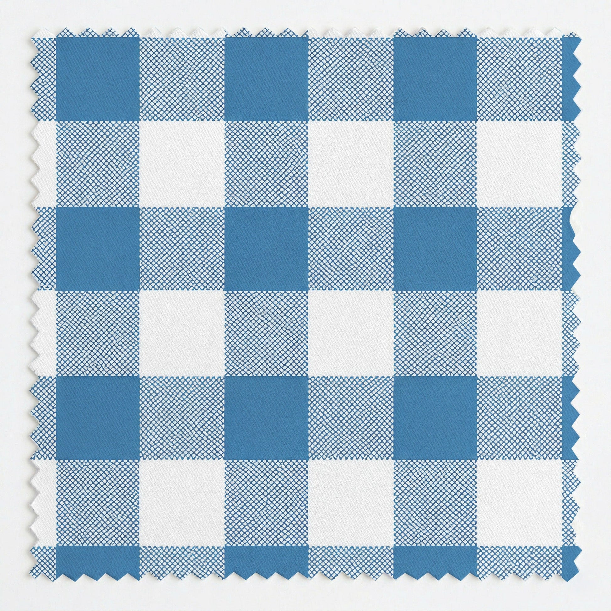 Blue Dresses Steel Blue Gingham - Fabric - Lemon Park
