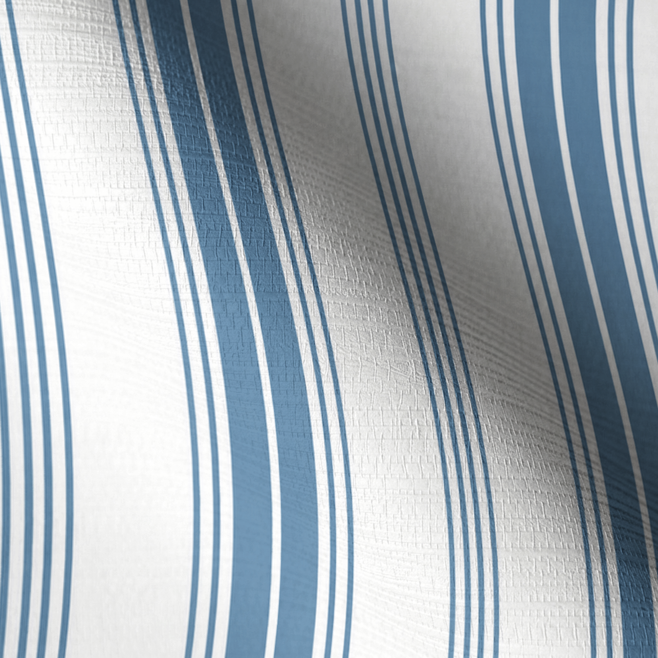Blue Dresses Steel Blue Stripes Faux Grasscloth Wallpaper