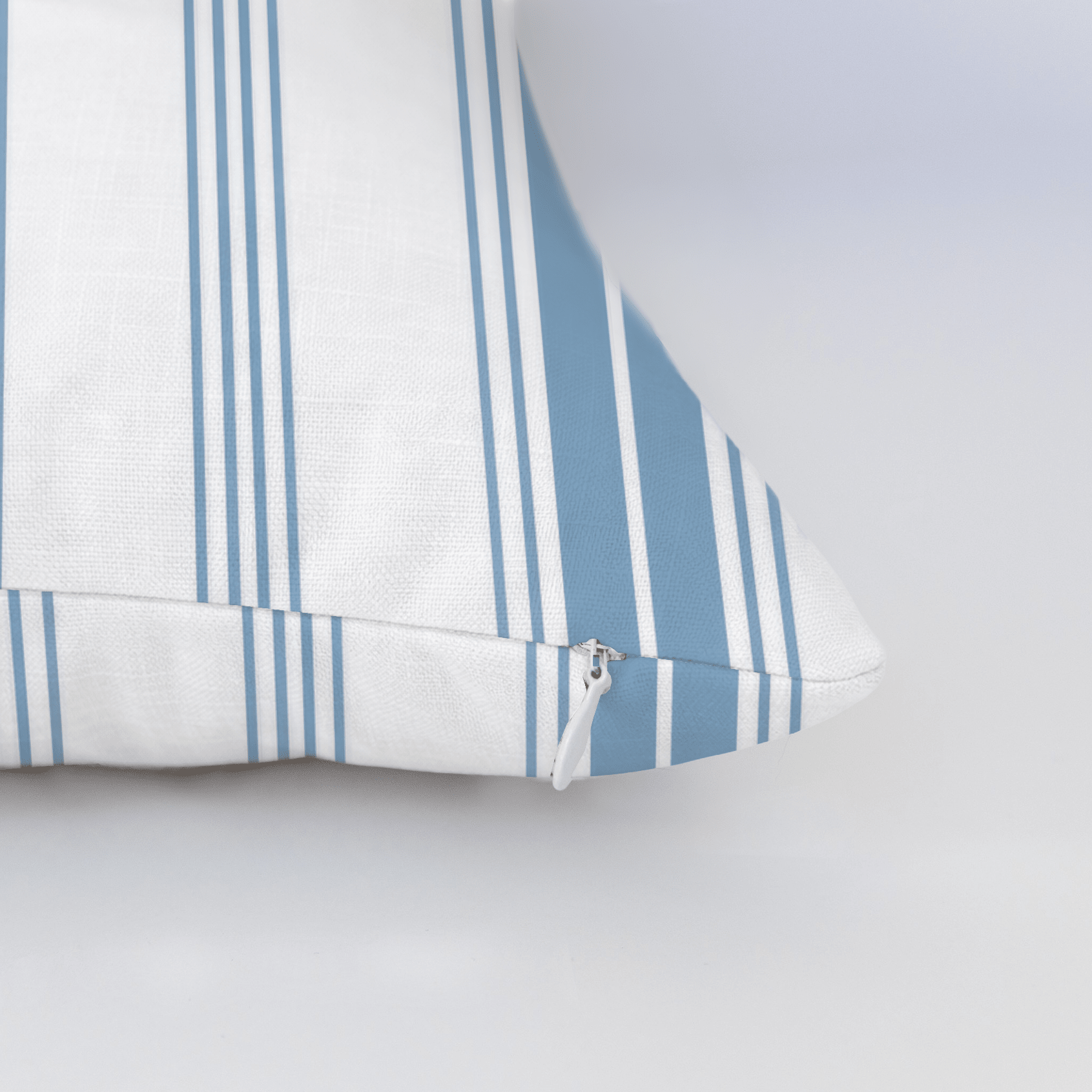 Blue Dresses Steel Blue Stripes Throw Pillow - Lemon Park