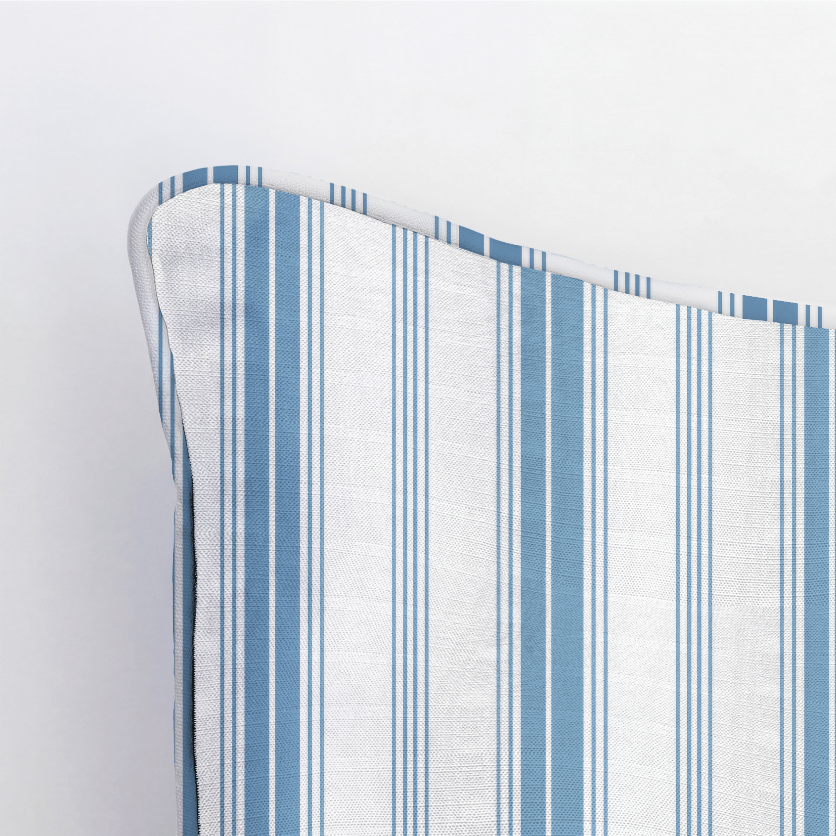 Blue Dresses Steel Blue Stripes Throw Pillow - Lemon Park