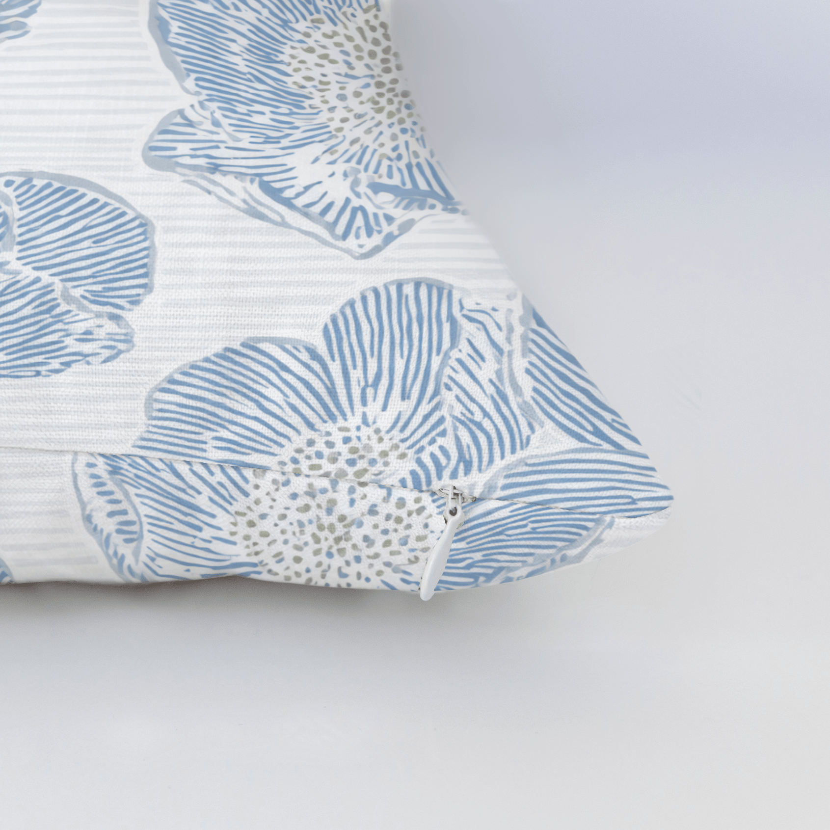 Blue Dresses Throw Pillow - Lemon Park