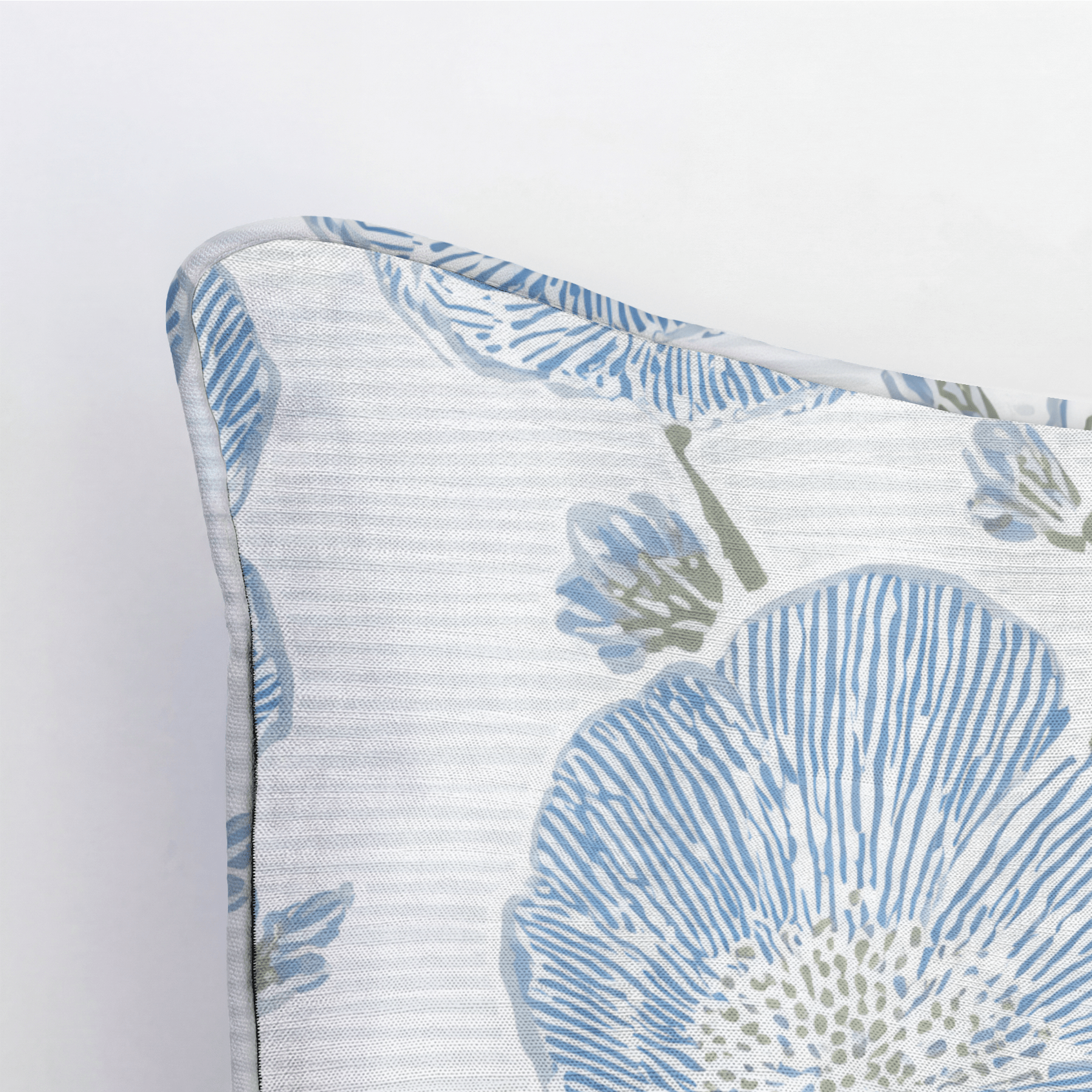 Blue Dresses Throw Pillow - Lemon Park