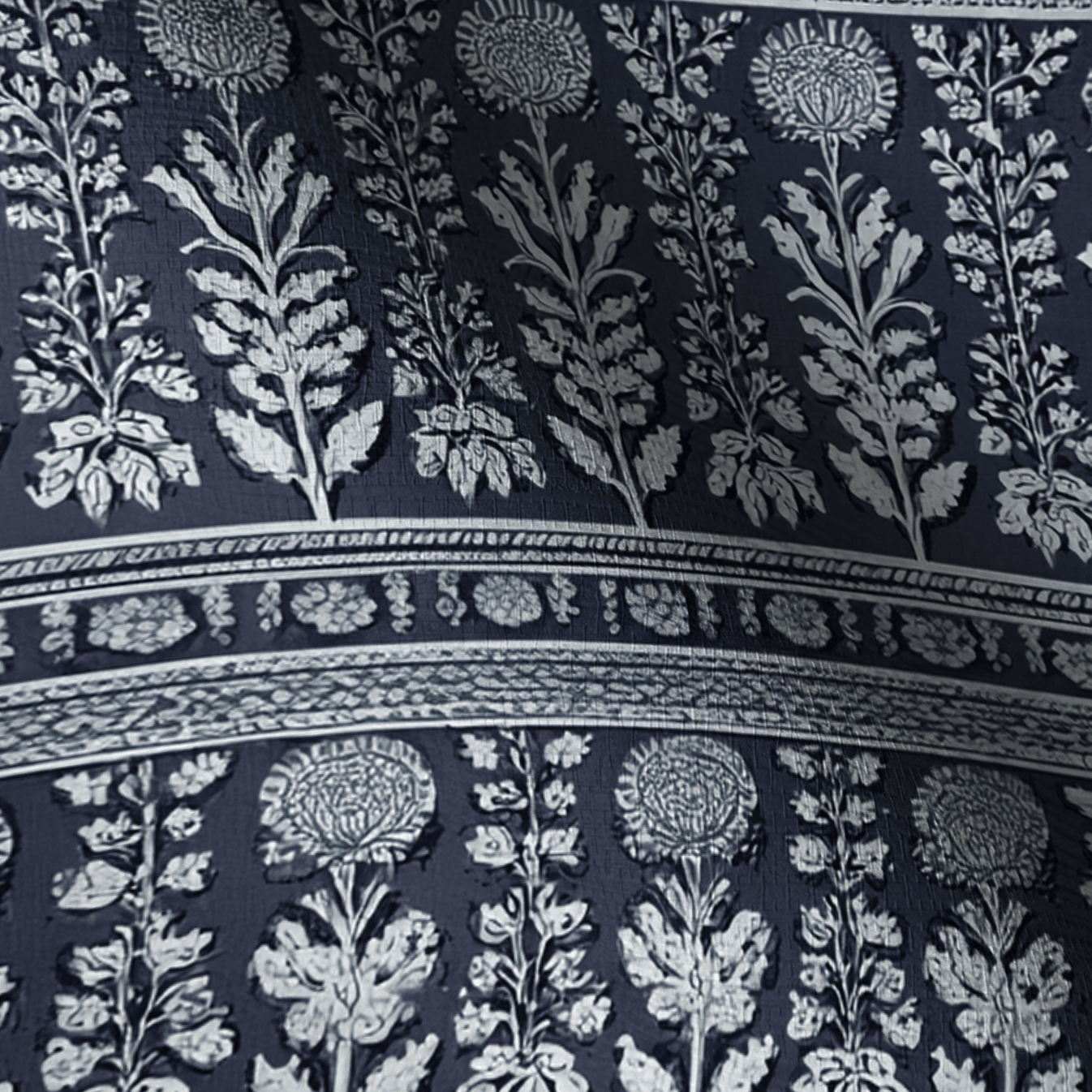 Blue Drift Faux Grasscloth Wallpaper - Lemon Park