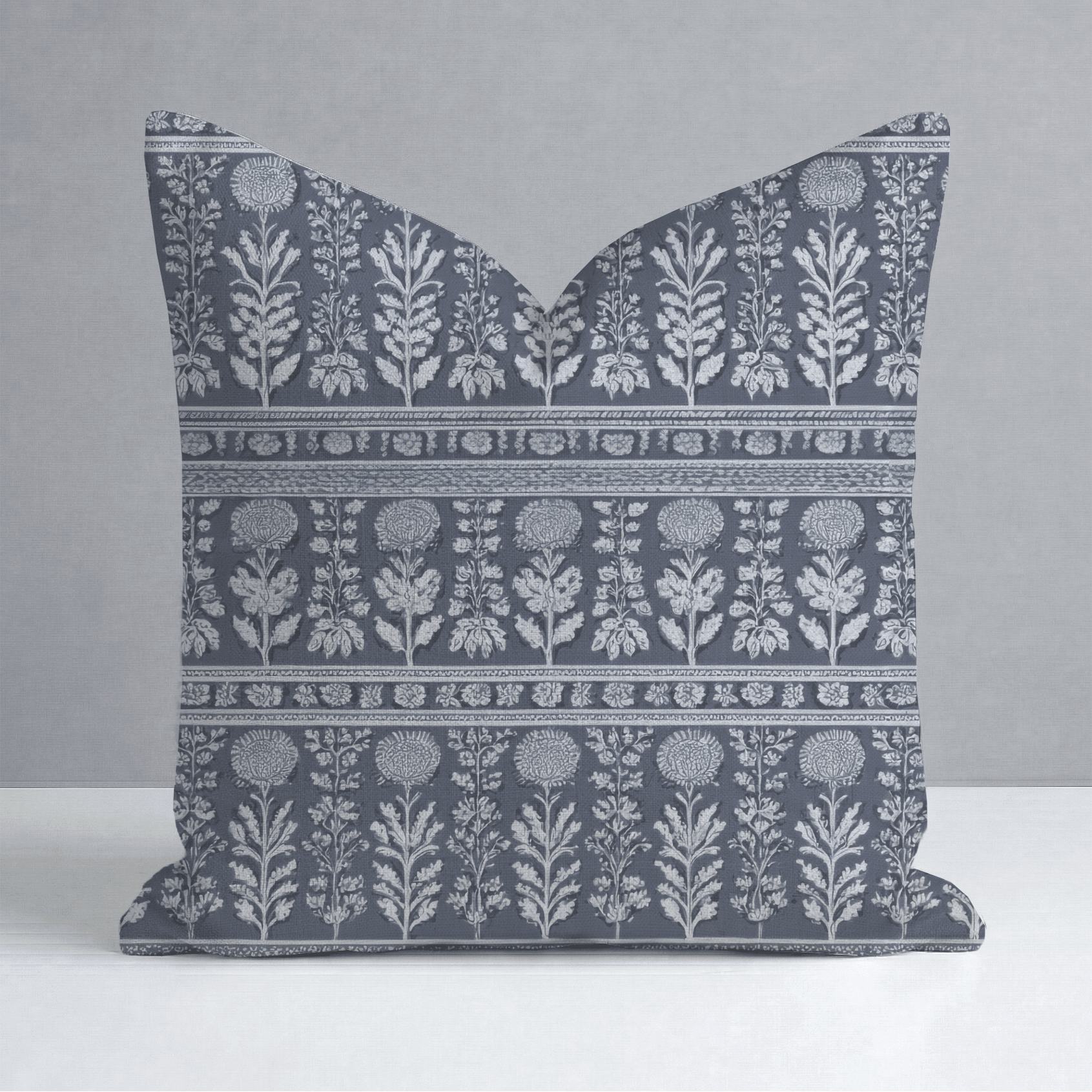 Blue Drift Throw Pillow - Lemon Park