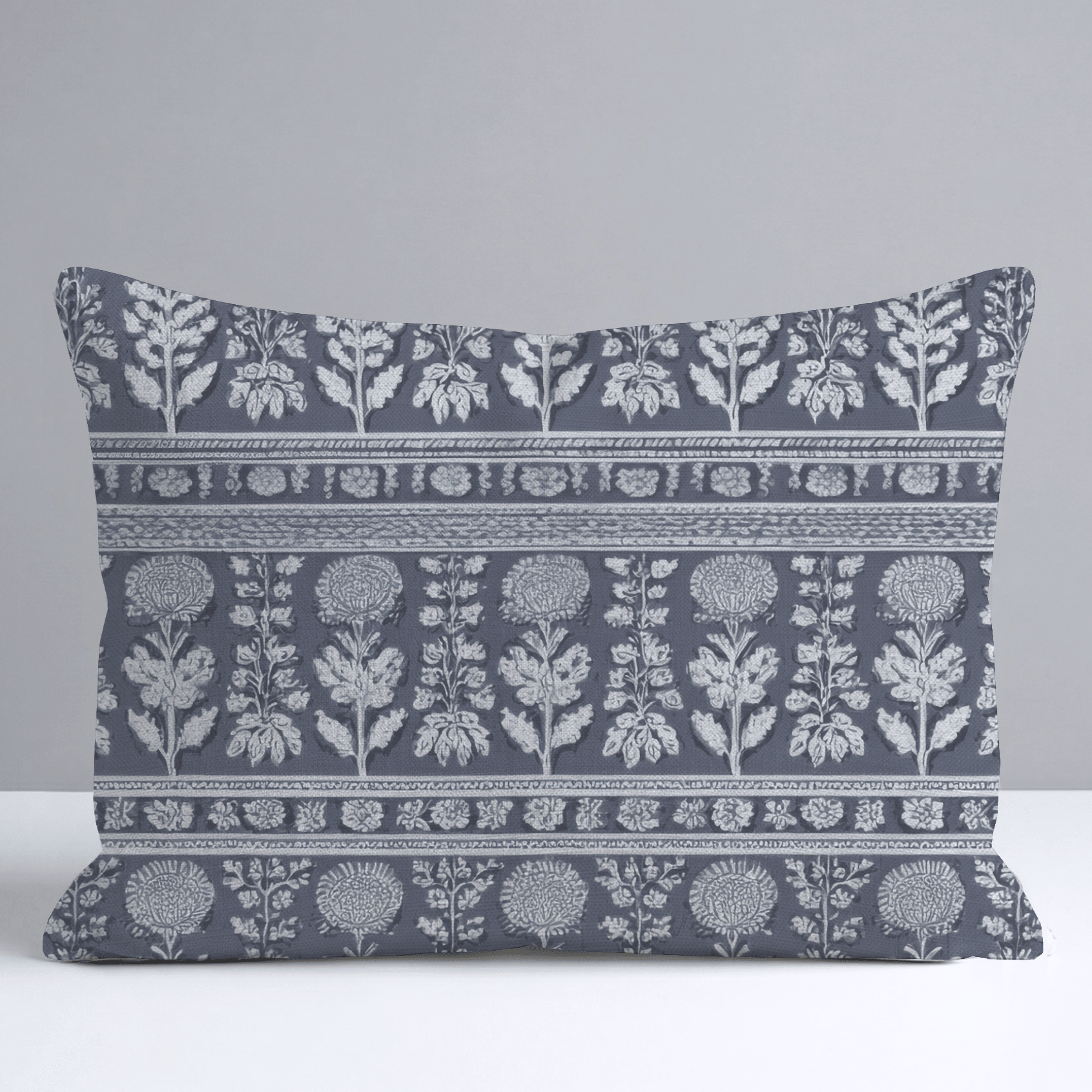 Blue Drift Throw Pillow - Lemon Park