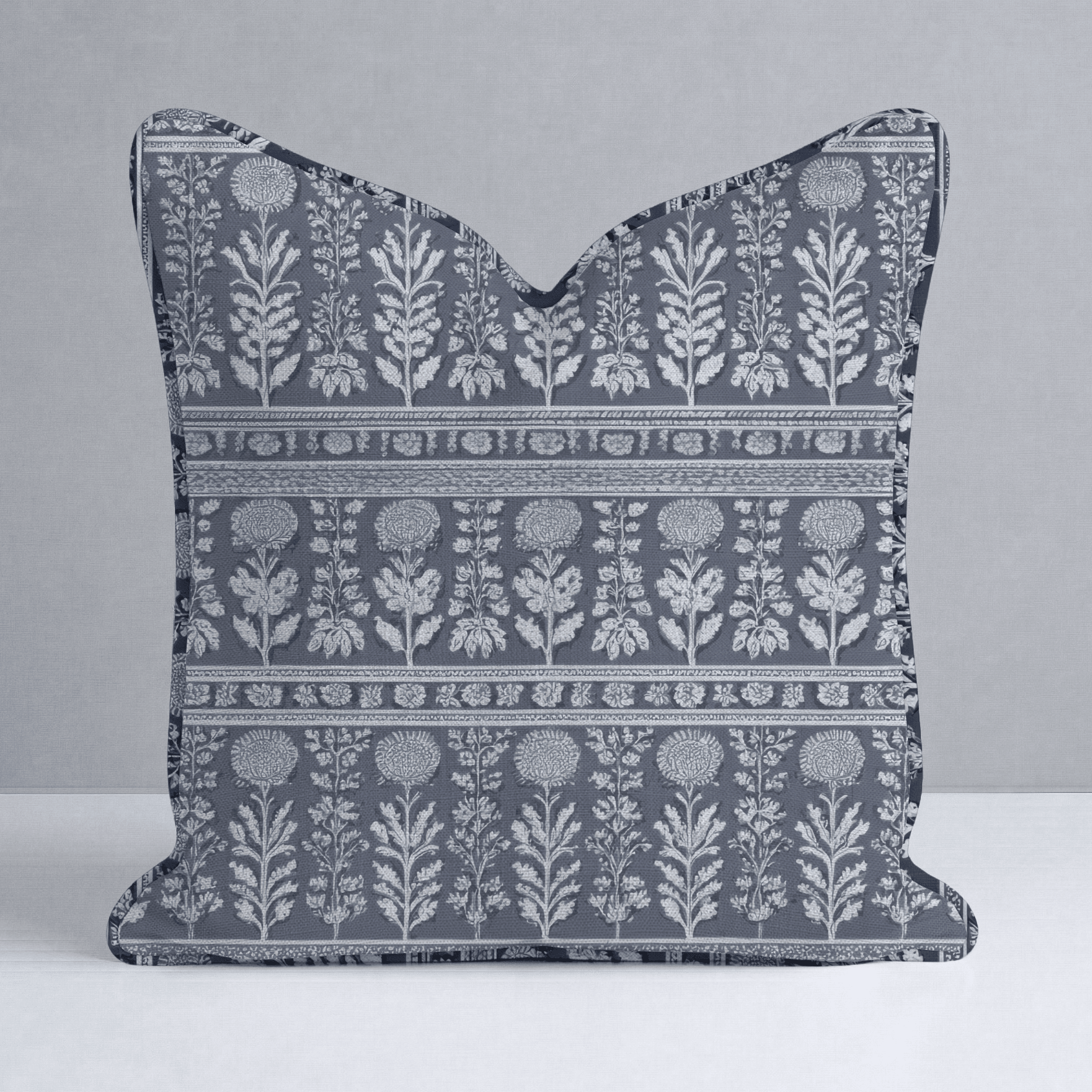 Blue Drift Throw Pillow - Lemon Park