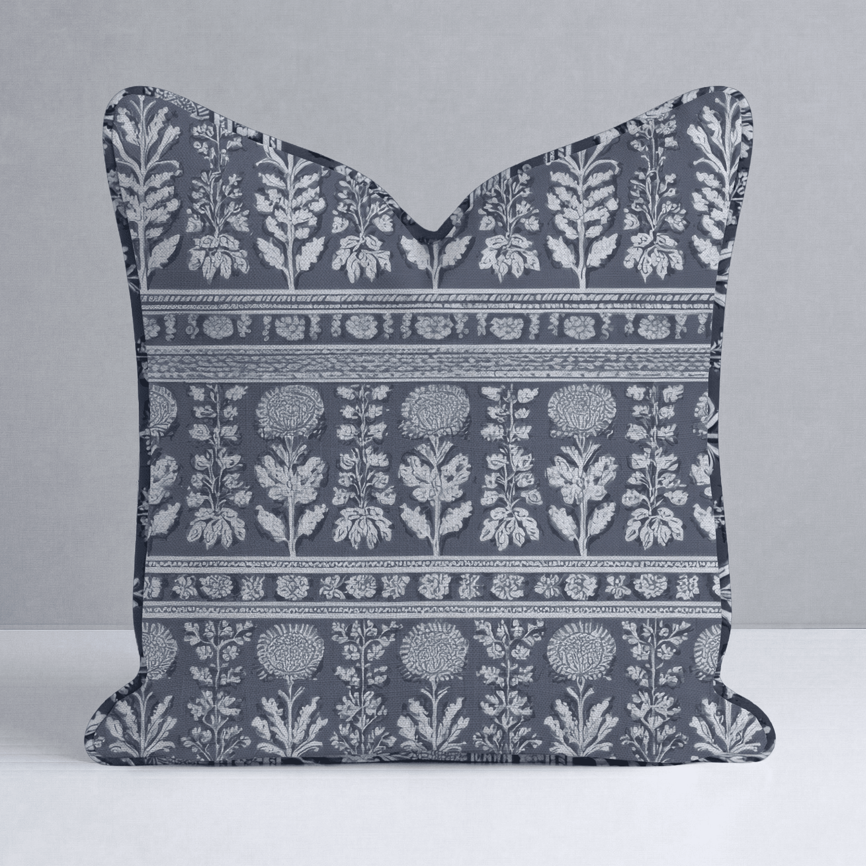 Blue Drift Throw Pillow - Lemon Park