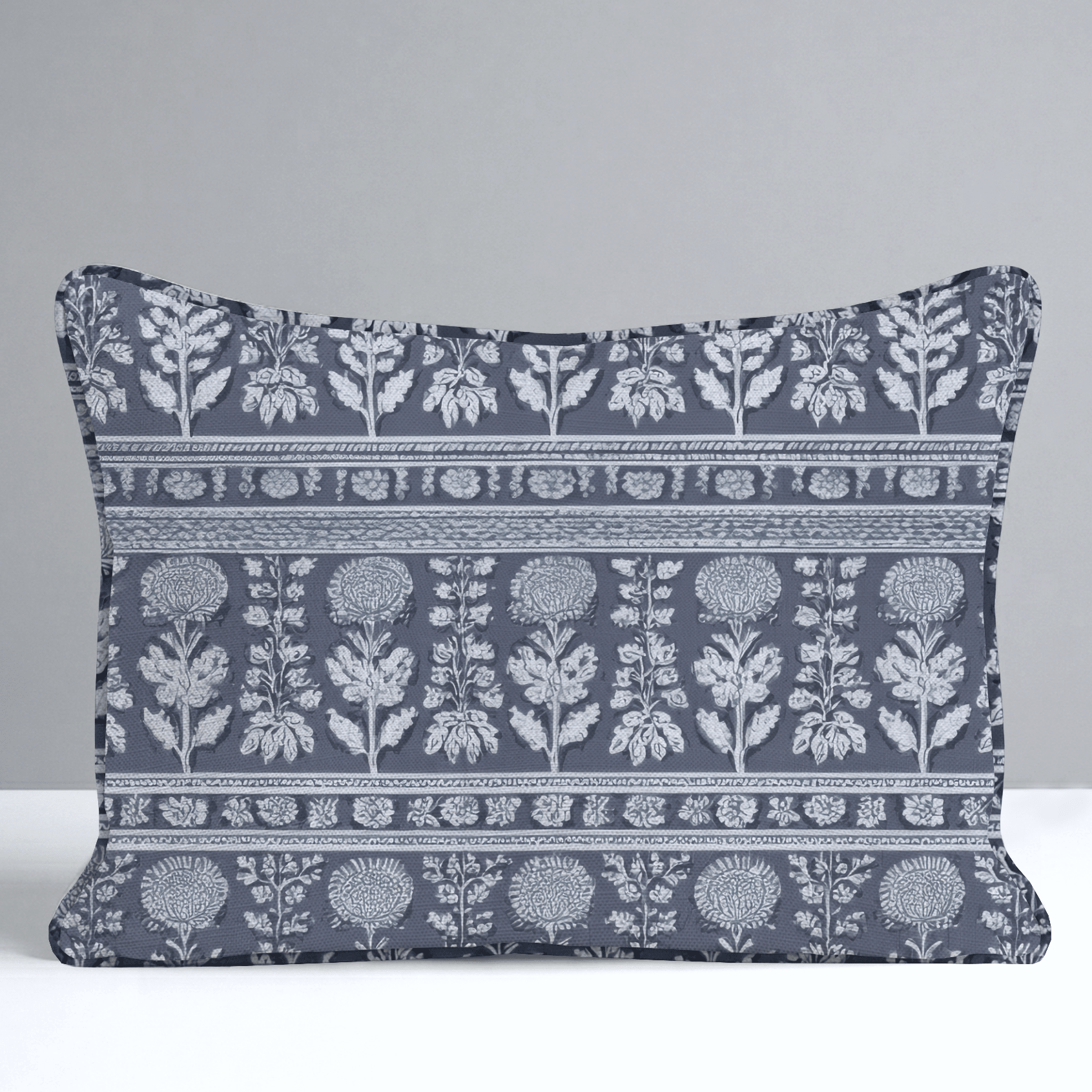 Blue Drift Throw Pillow - Lemon Park