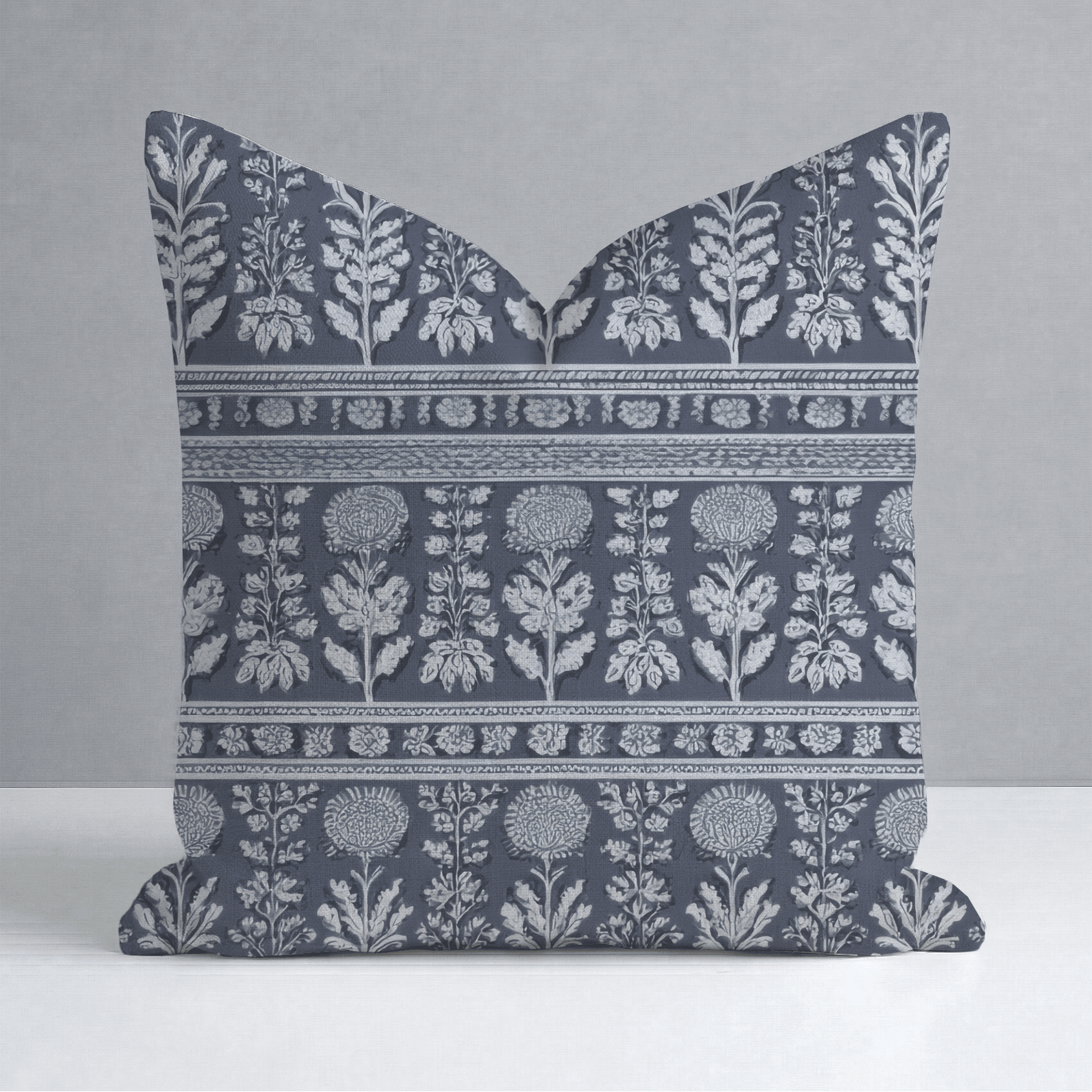 Blue Drift Throw Pillow - Lemon Park