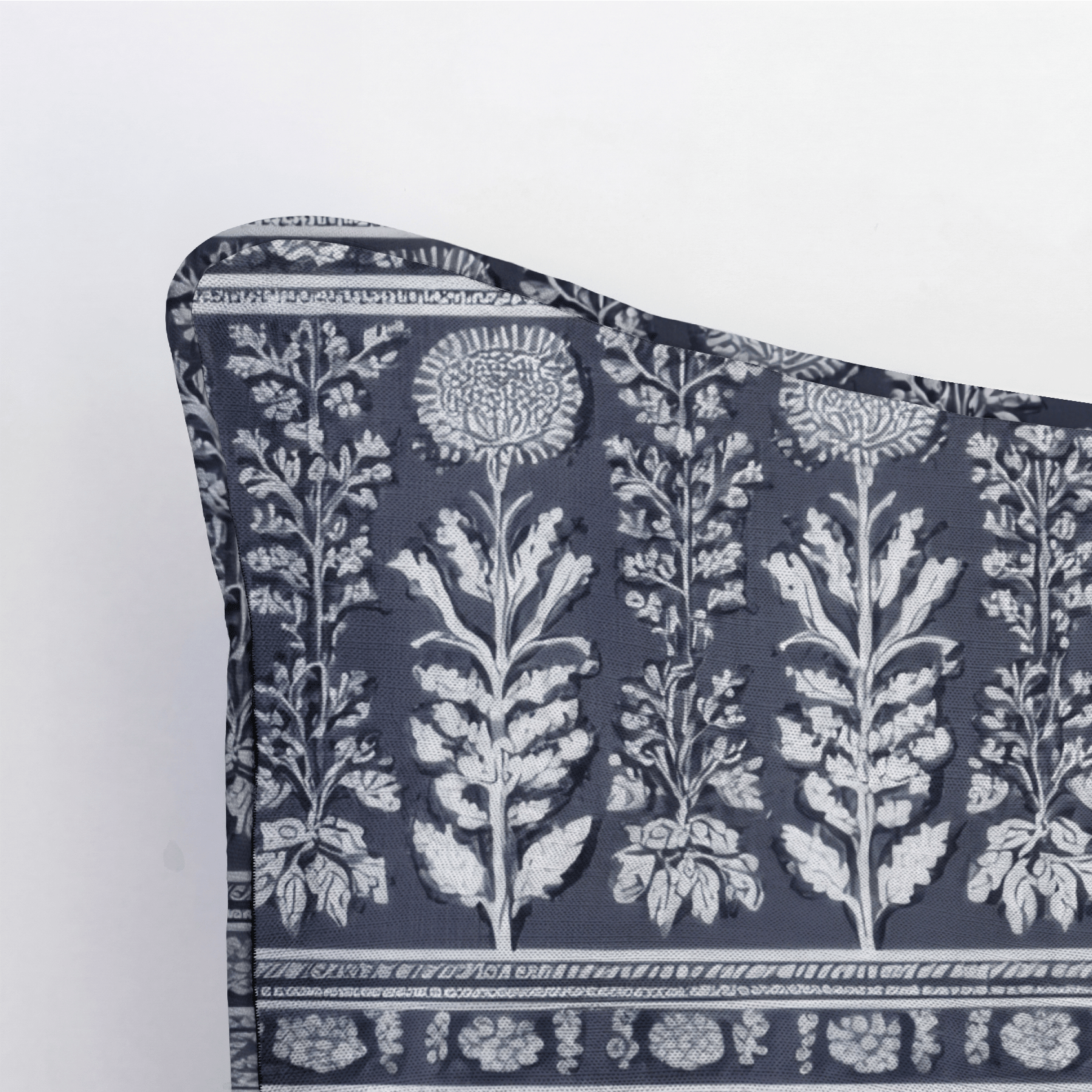 Blue Drift Throw Pillow - Lemon Park