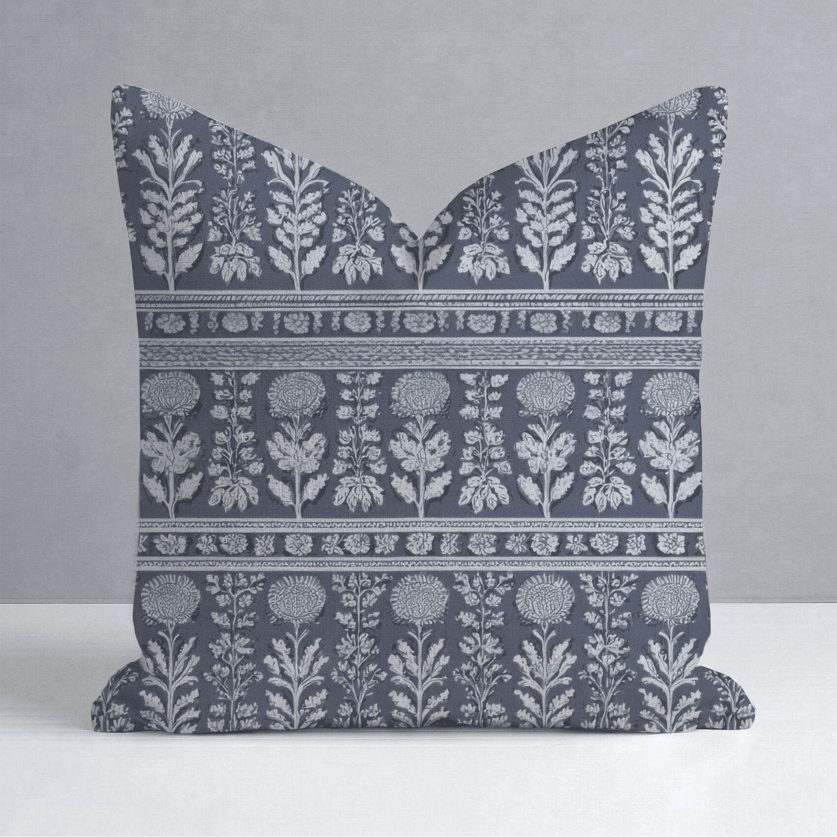 Blue Drift Throw Pillow - Lemon Park