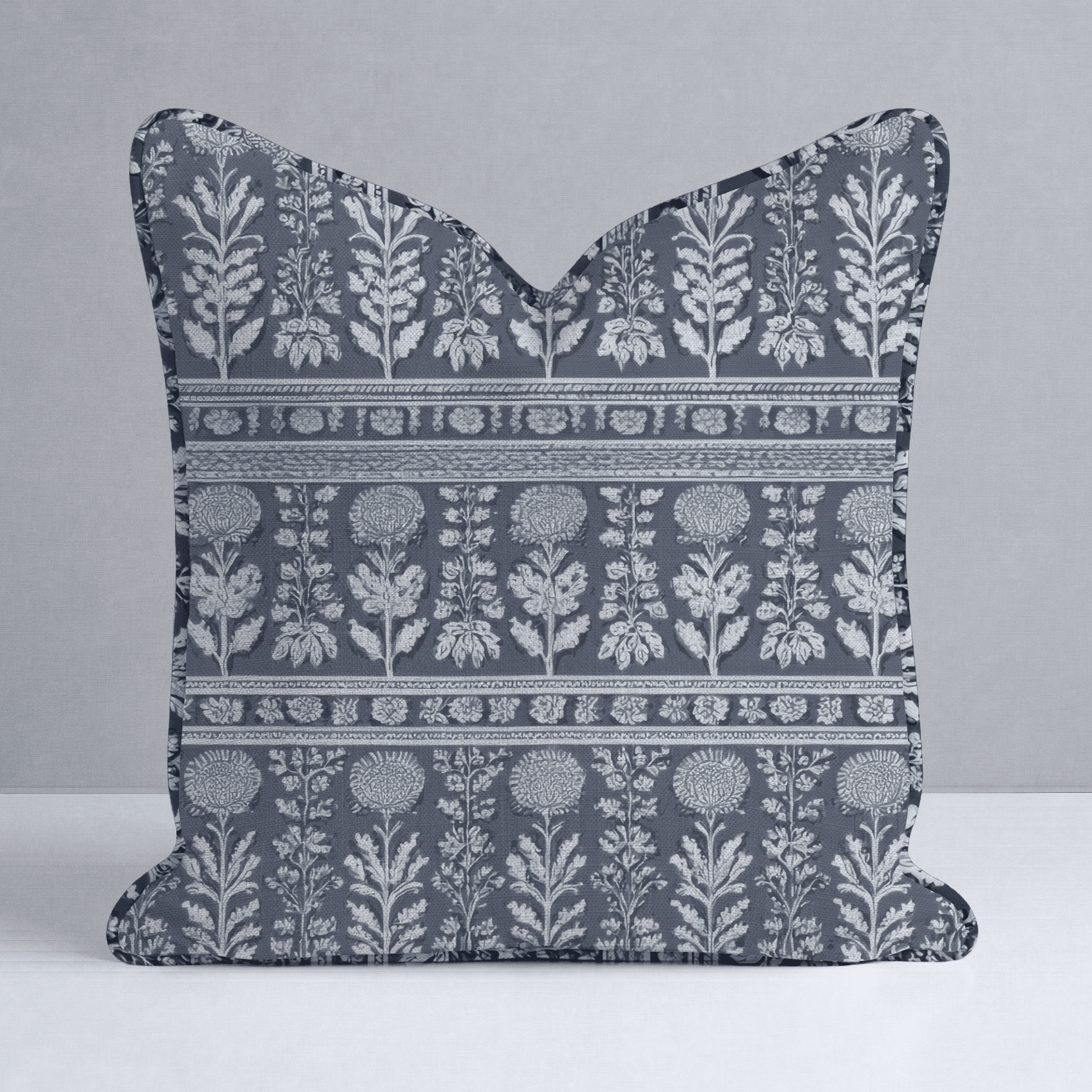 Blue Drift Throw Pillow - Lemon Park