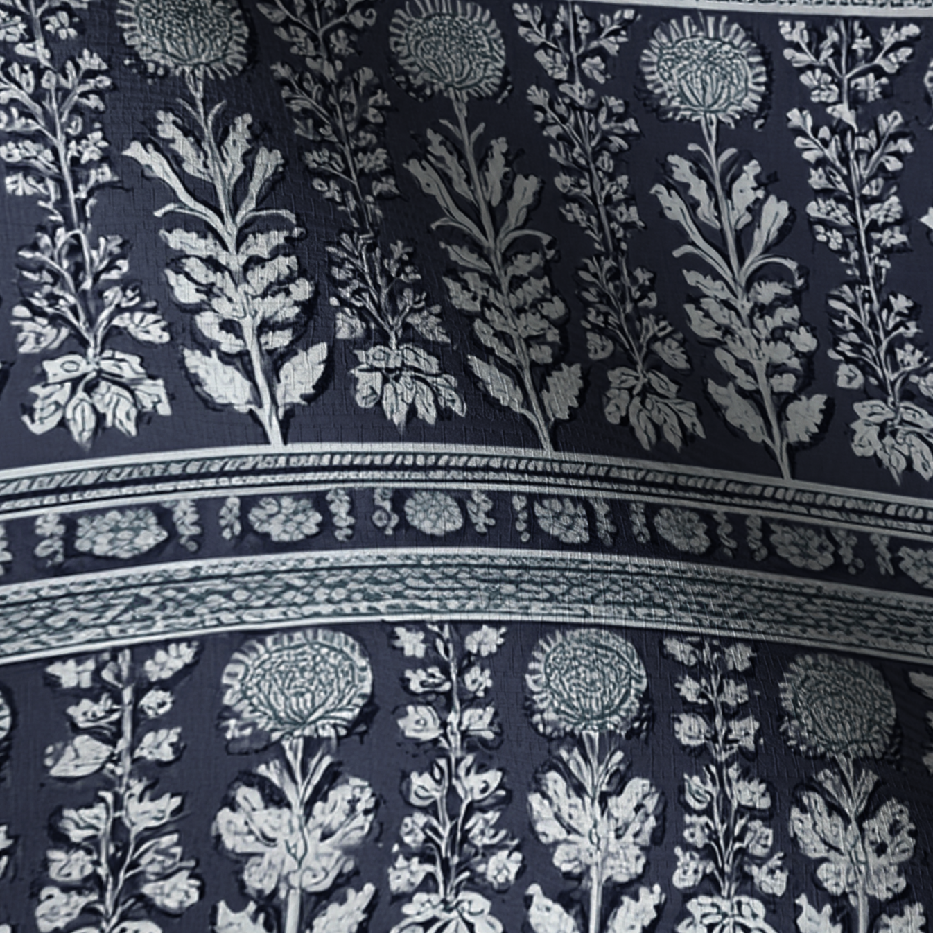 Blue Drift Faux Grasscloth Wallpaper