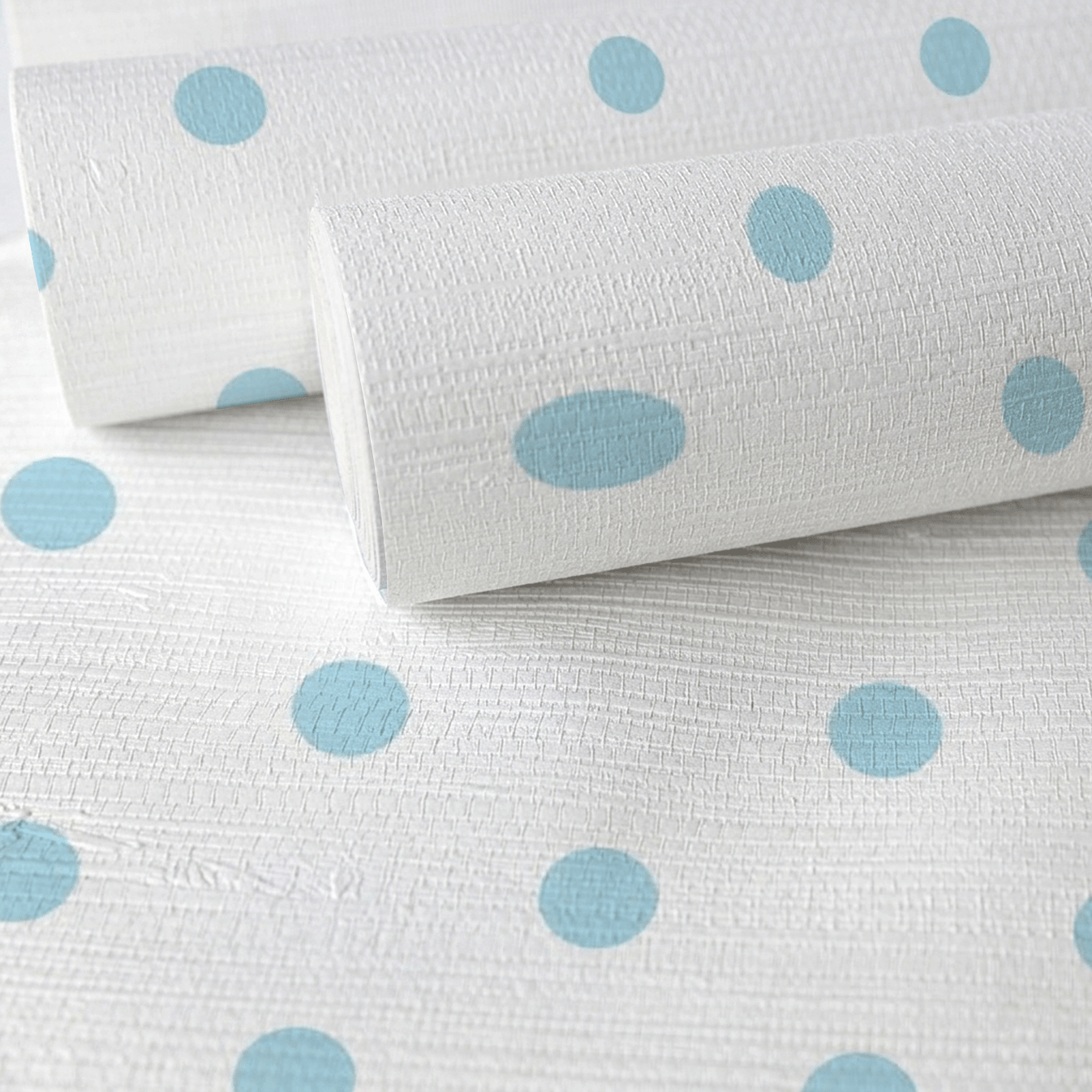 Blue Hannah Faux Grasscloth Wallpaper - Lemon Park