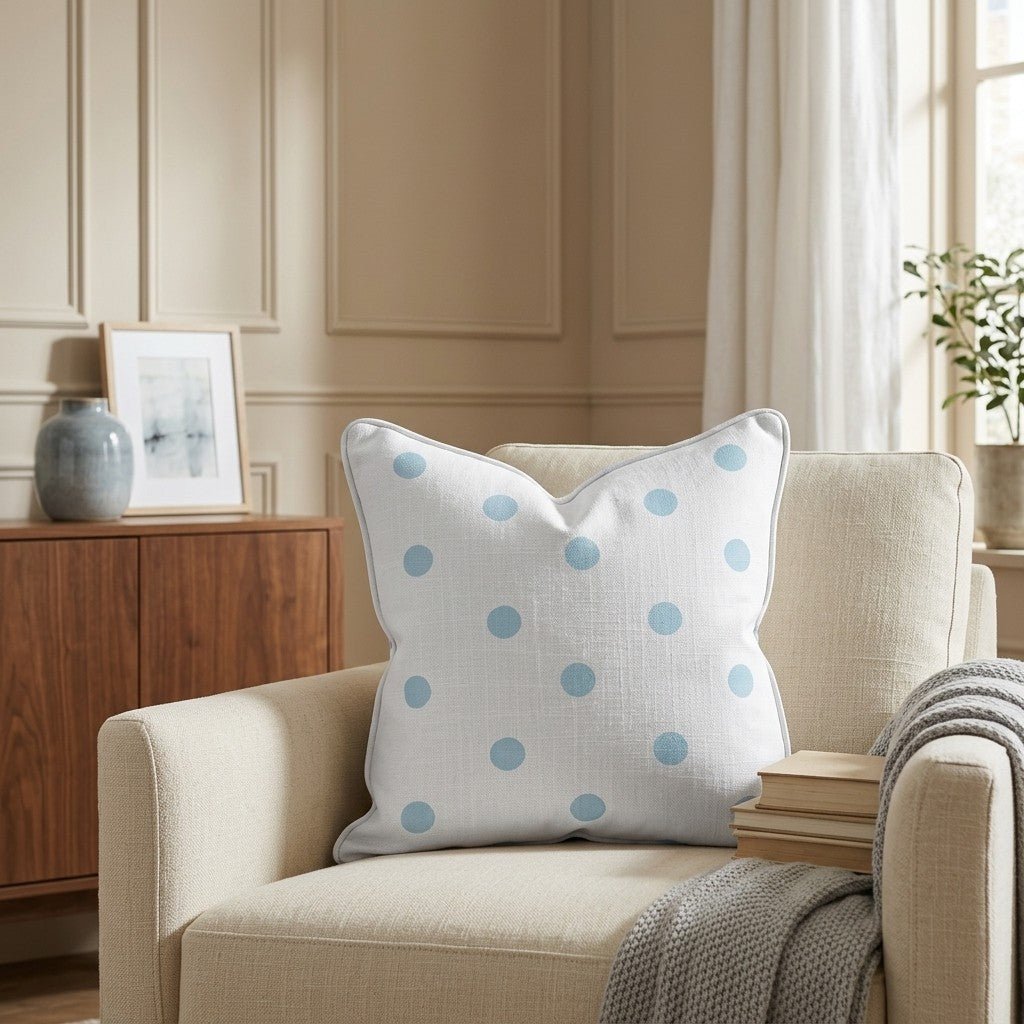 Blue Hannah Throw Pillow - Lemon Park