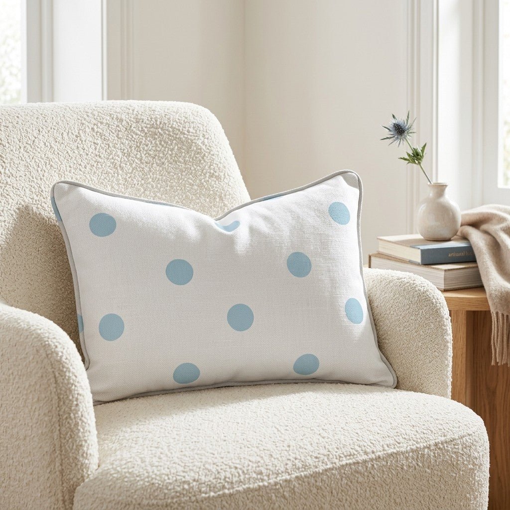 Blue Hannah Throw Pillow - Lemon Park