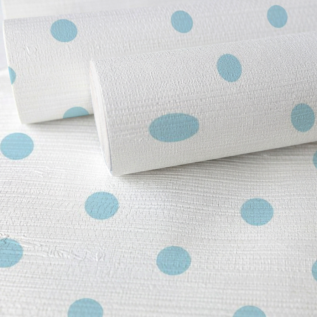 Blue Hannah Faux Grasscloth Wallpaper