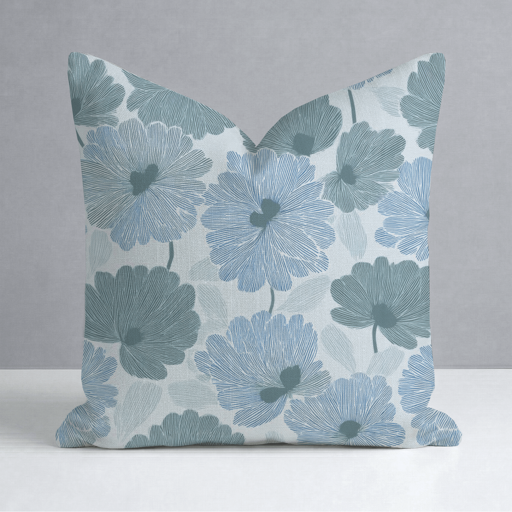 Blue My Robyn Throw Pillow - Lemon Park