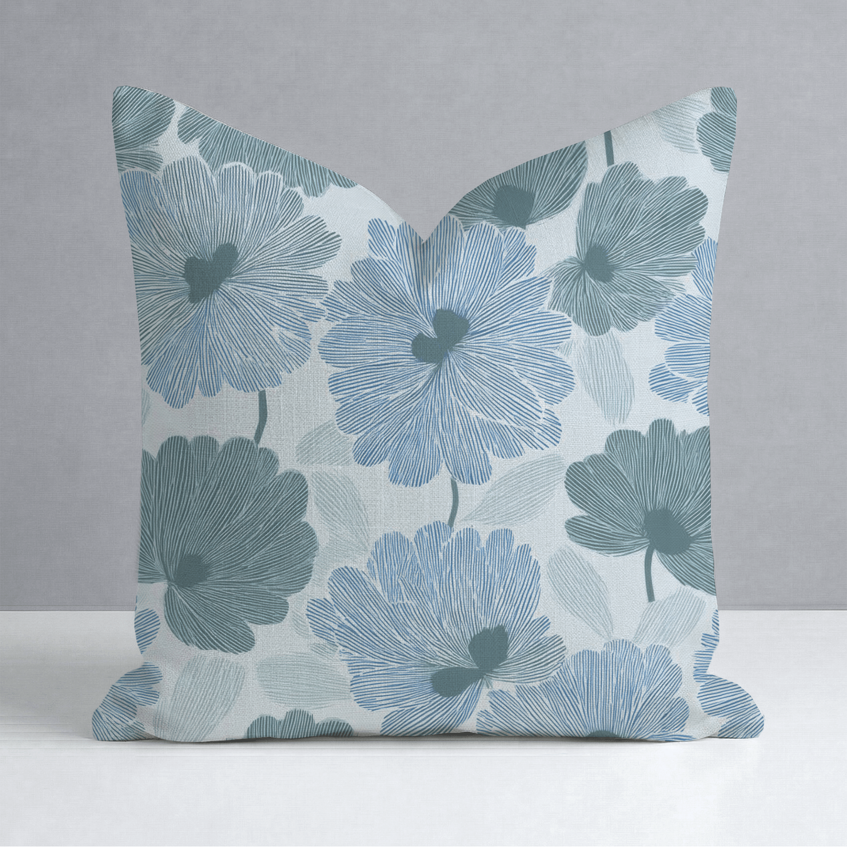 Blue My Robyn Throw Pillow - Lemon Park