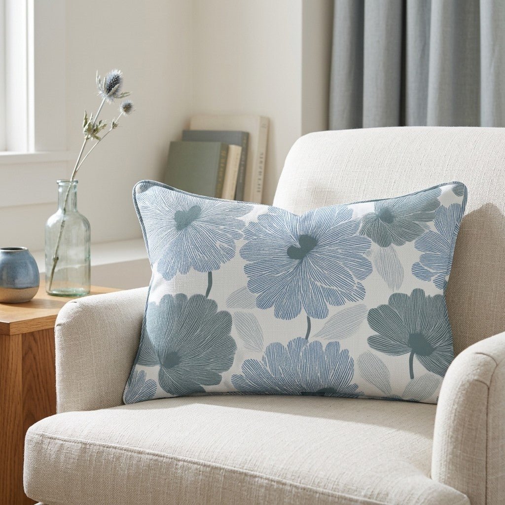 Blue My Robyn Throw Pillow - Lemon Park